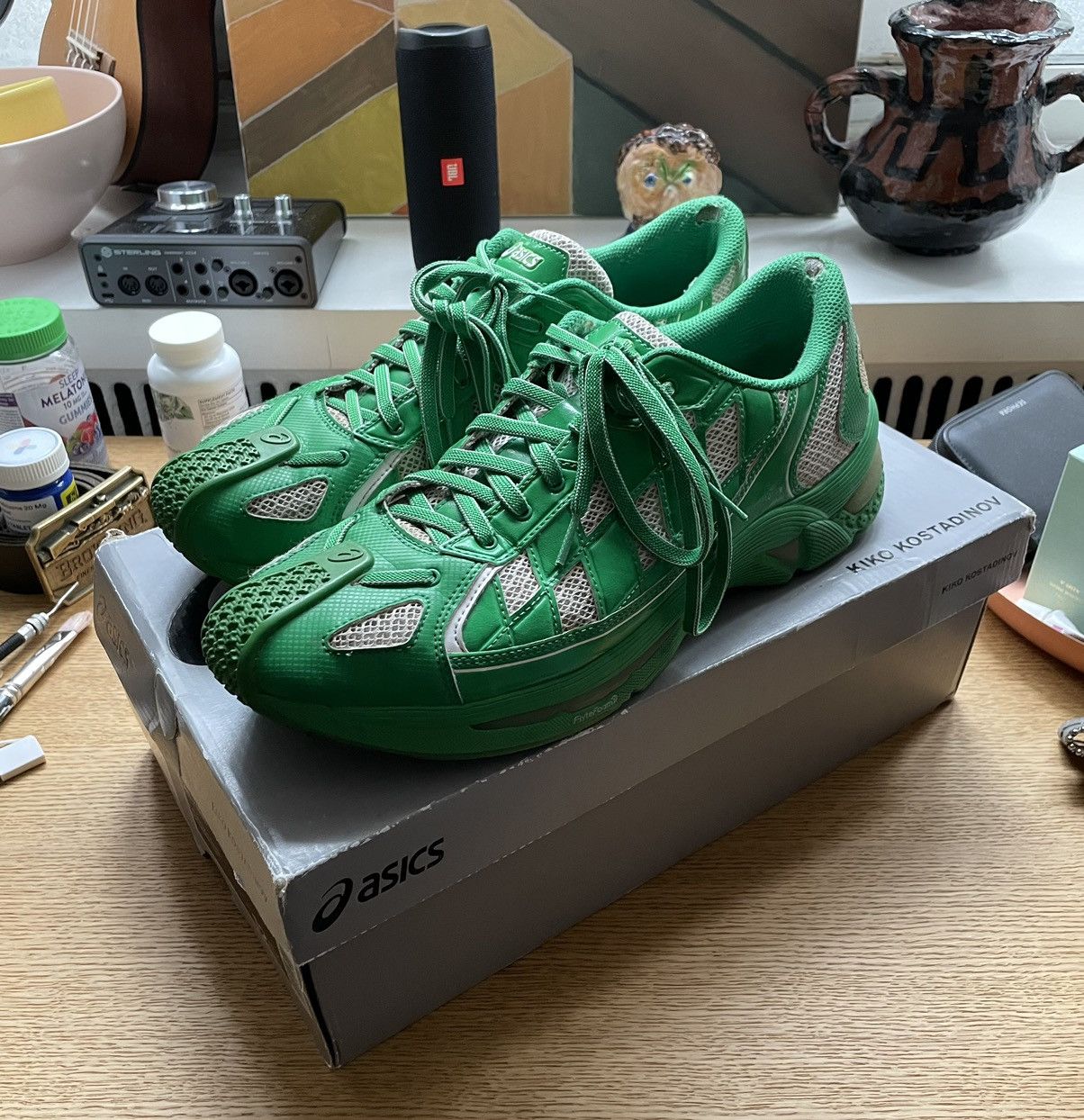 Asics × Kiko Kostadinov Cilantro Kiko Kostadinov Gel-Kiril Asics Size US 12 / EU 45 - 8 Thumbnail
