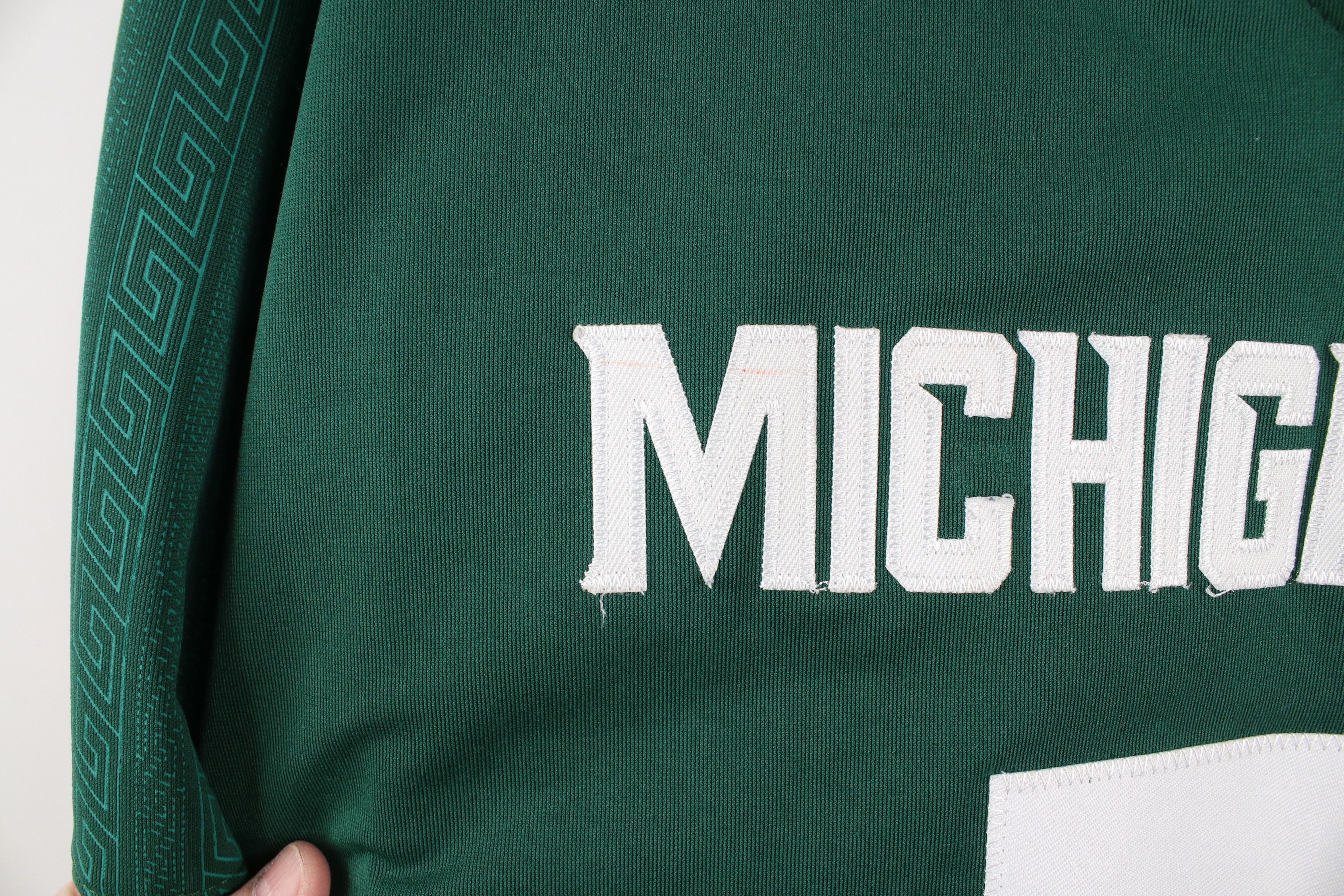 Nike × Vintage Vintage Y2K Nike Michigan State University Football Jersey Size US S / EU 44-46 / 1 - 6 Thumbnail