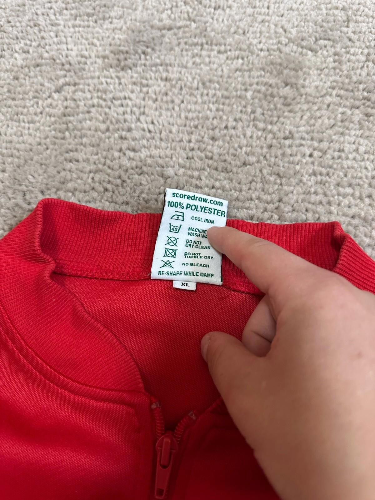 Other Score Draw Retro 1985 MANCHESTER UNITED Track Jacket Size US XL / EU 56 / 4 - 6 Thumbnail