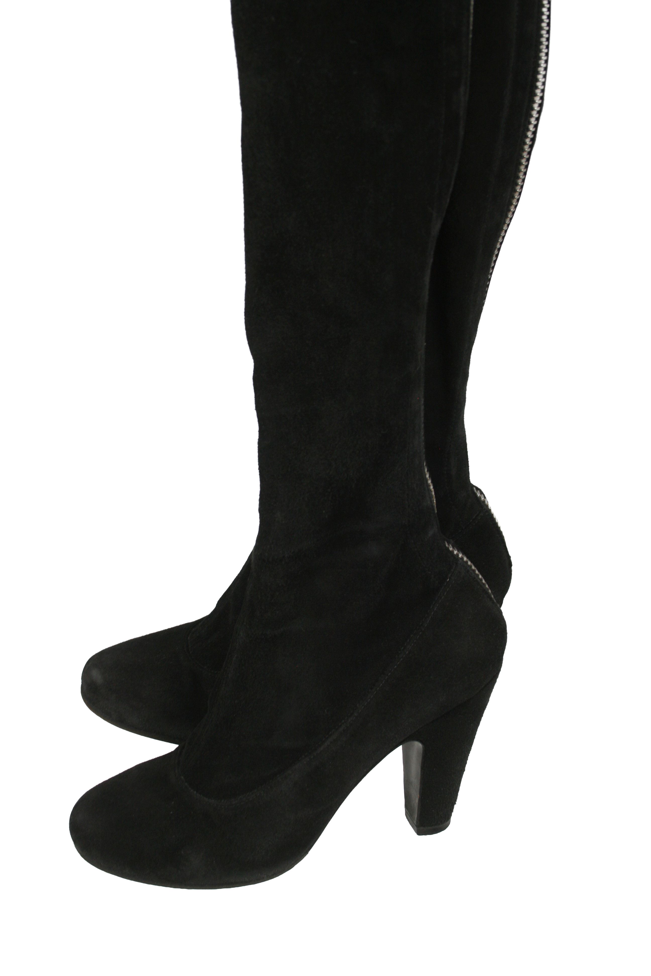 Maison Margiela S/S2002 Suede Knee High Anatomic Boots Archive Size US 7.5 / IT 37.5 - 4 Thumbnail