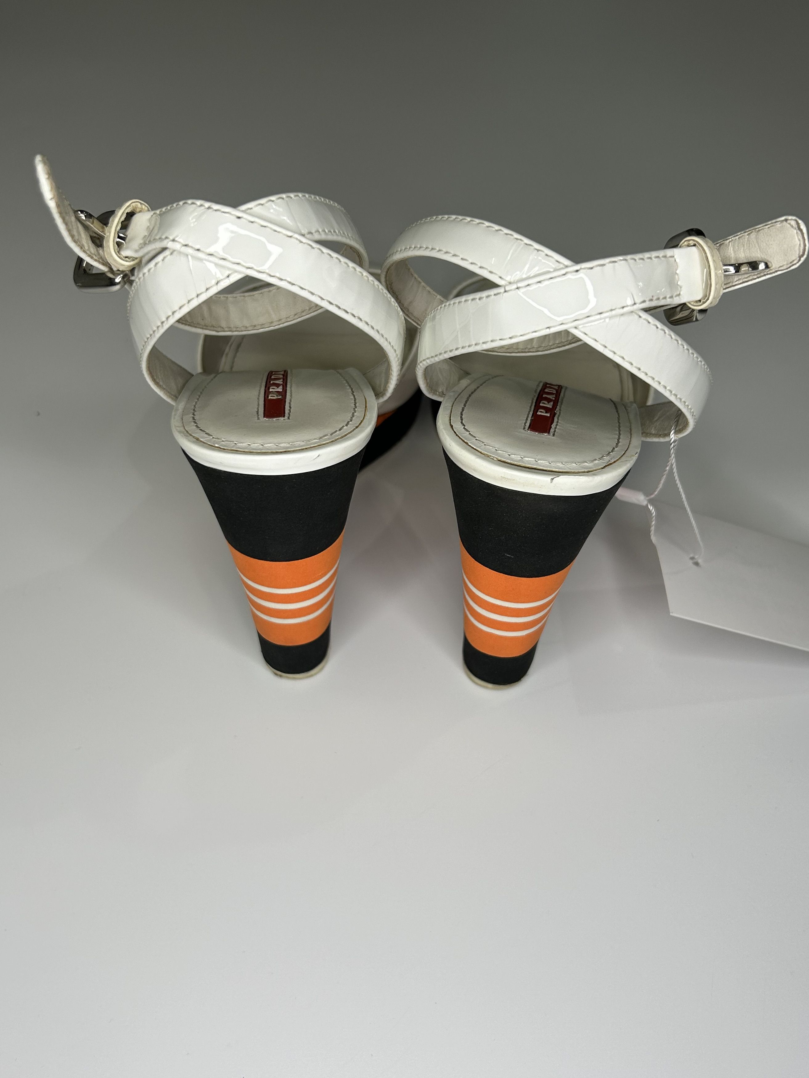 Prada Prada Sandal Heels SS11 (1317) Size US 8.5 / IT 38.5 - 7 Thumbnail