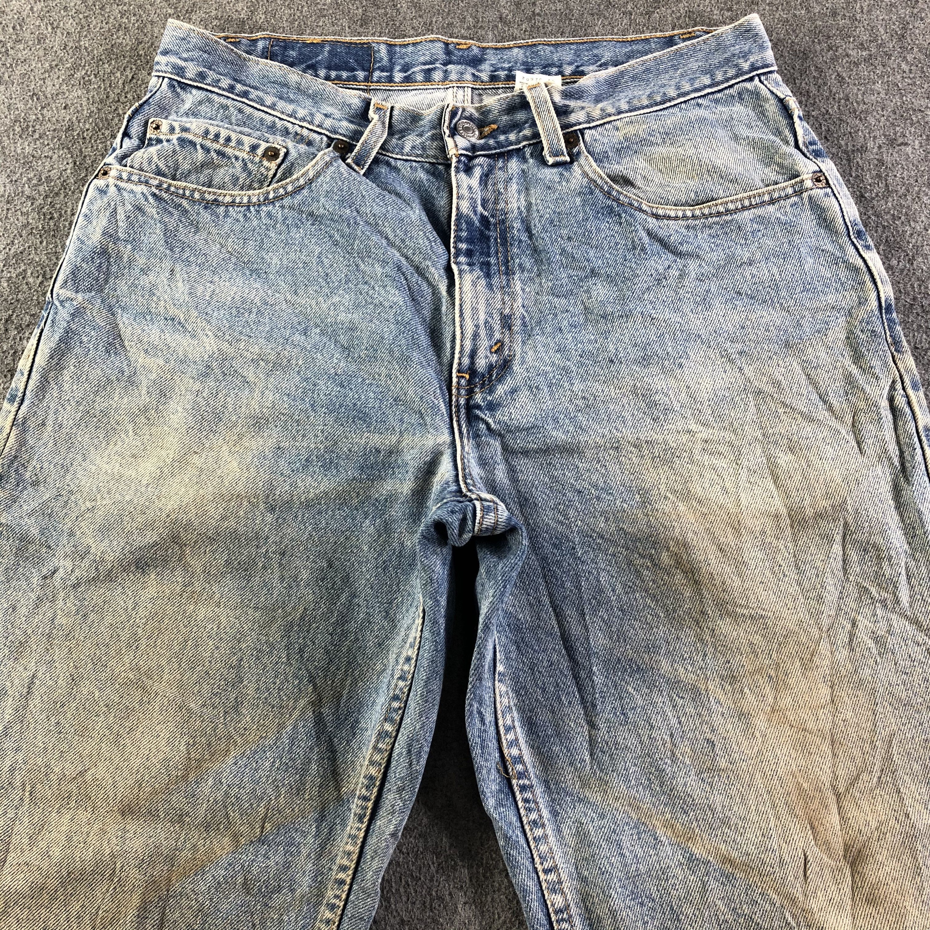 Levi's 90s Vintage Light Wash Levis Jeans-J4153 Size US 32 / EU 48 - 3 Thumbnail