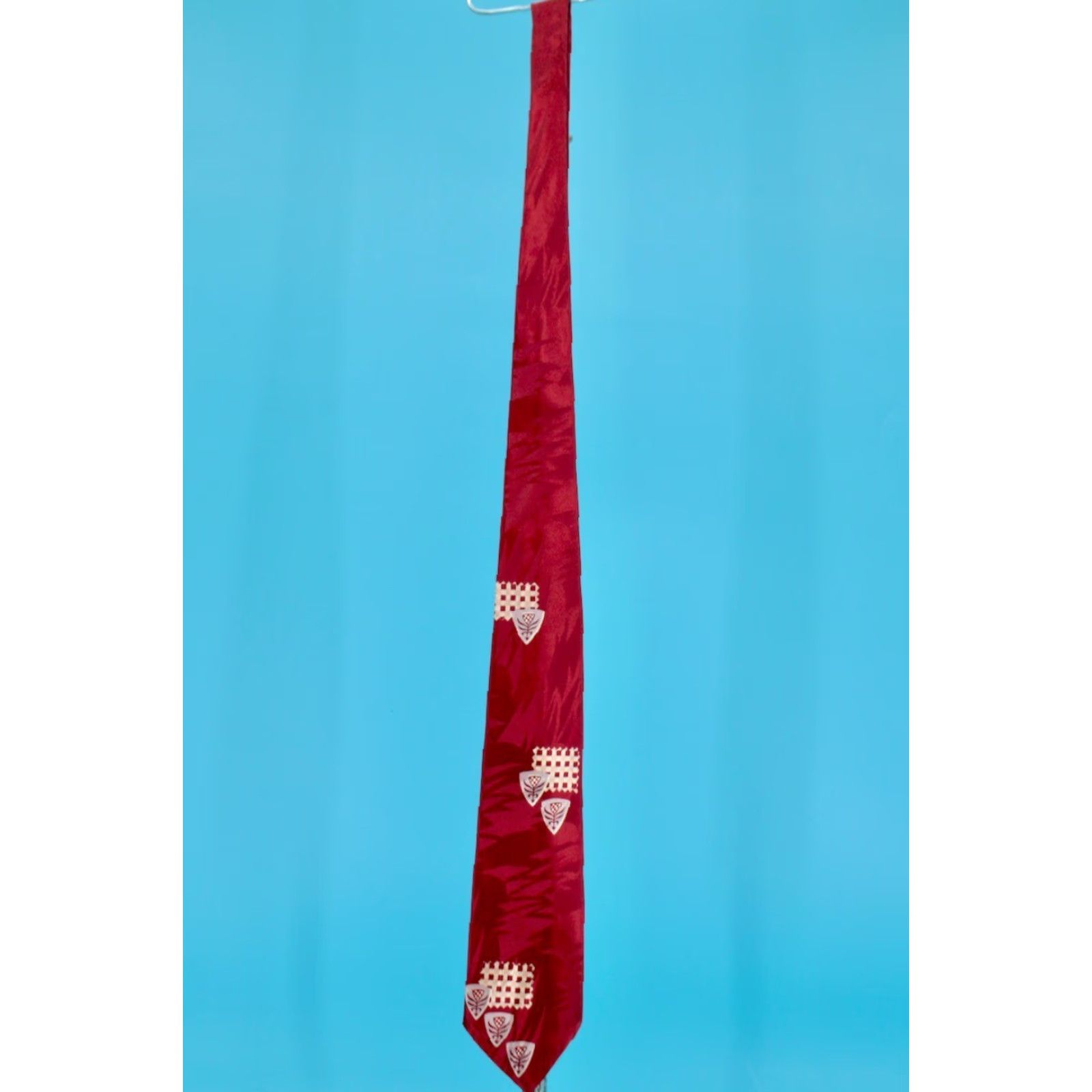 Vintage VINTAGE Men's 1950s Red Necktie 50s Tie Size ONE SIZE - 3 Thumbnail
