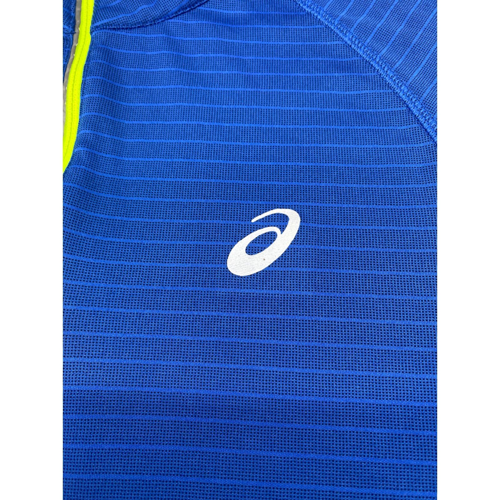 Asics ASICS Base Layer Pullover Top Mens Medium 1/4 Zip Blue Active Wicking Running Size US M / EU 48-50 / 2 - 5 Thumbnail