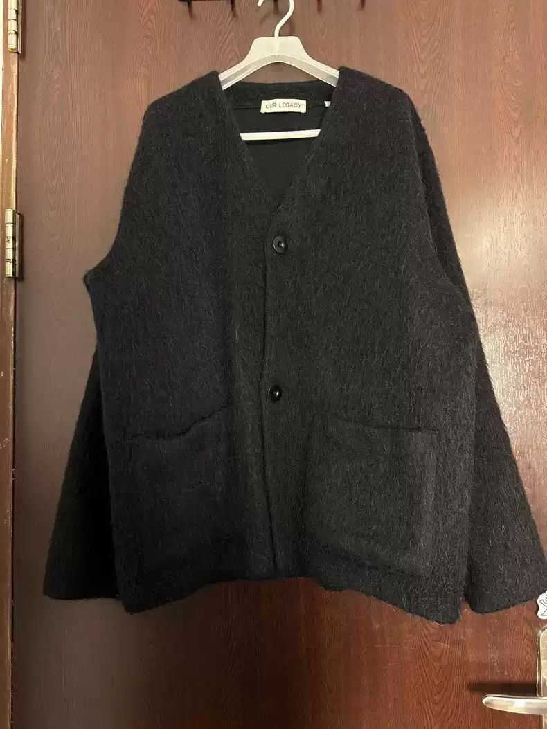 Our legacy Black Mohair Cardigan