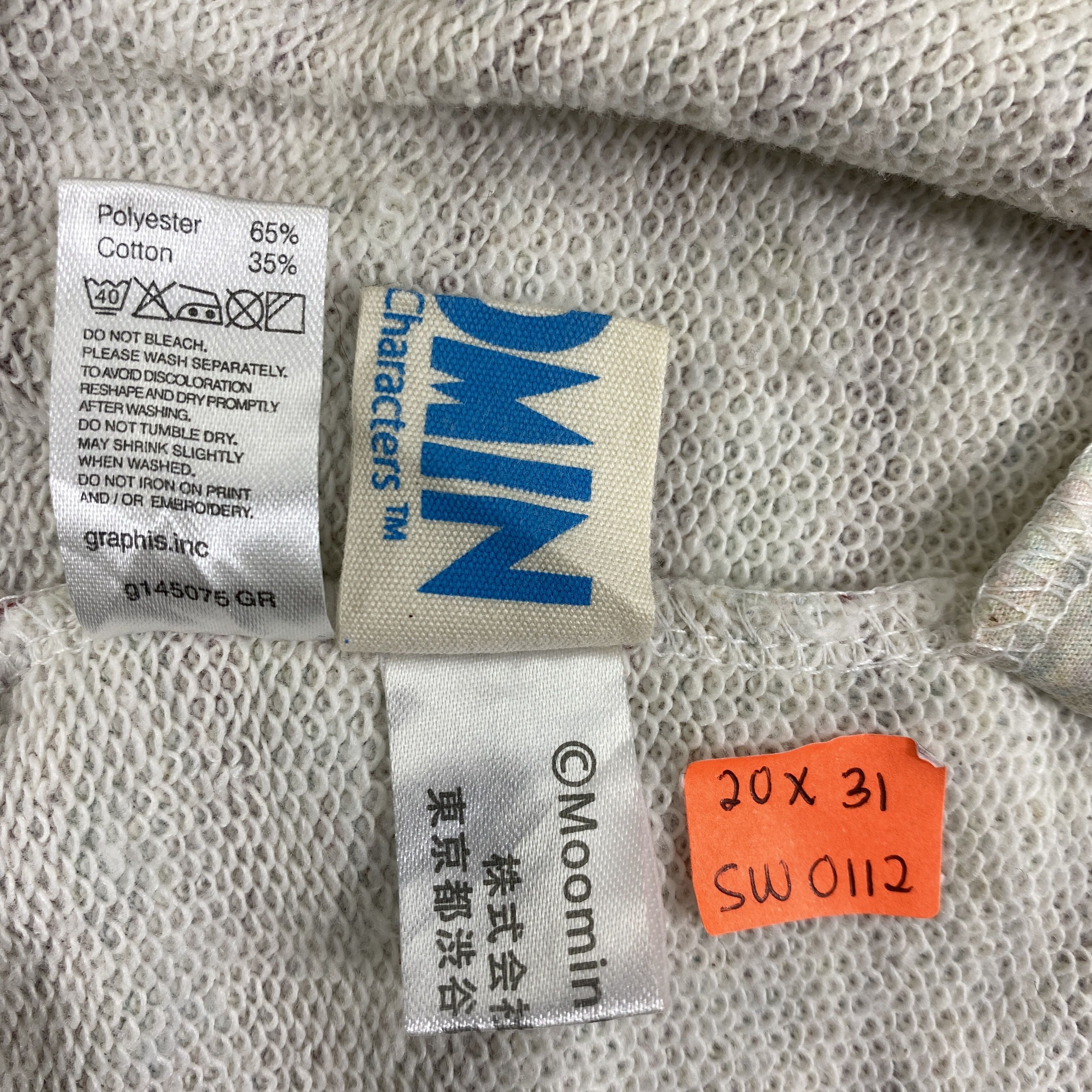 Japanese Brand Vintage Moomin Characters Stripe Sweatshirt - SW0112 Size S / US 4 / IT 40 - 6 Thumbnail