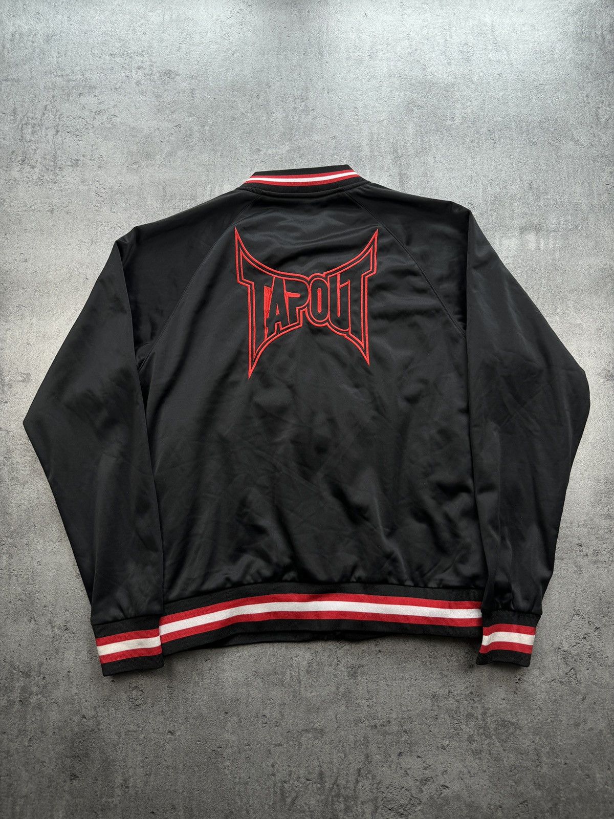 Tapout × Vintage Tapout Boxing Bomber Black light jacket logo vintage rap y2k Size US M / EU 48-50 / 2 - 1 Thumbnail