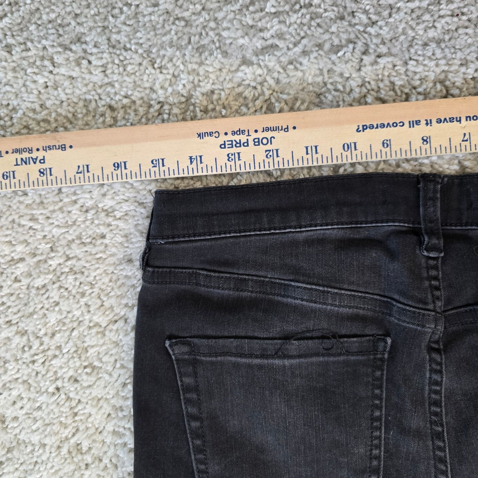 Free People Free People Women Skinny Jeans Black High Waisted 31x26 Size 31" - 4 Thumbnail