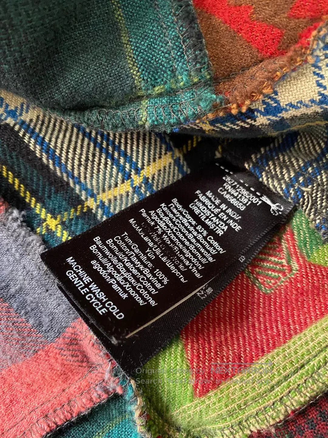 RRL Ralph Lauren rrl plaid shirt in multicolor design. Size XL / US 12-14 / IT 48-50 - 4 Thumbnail