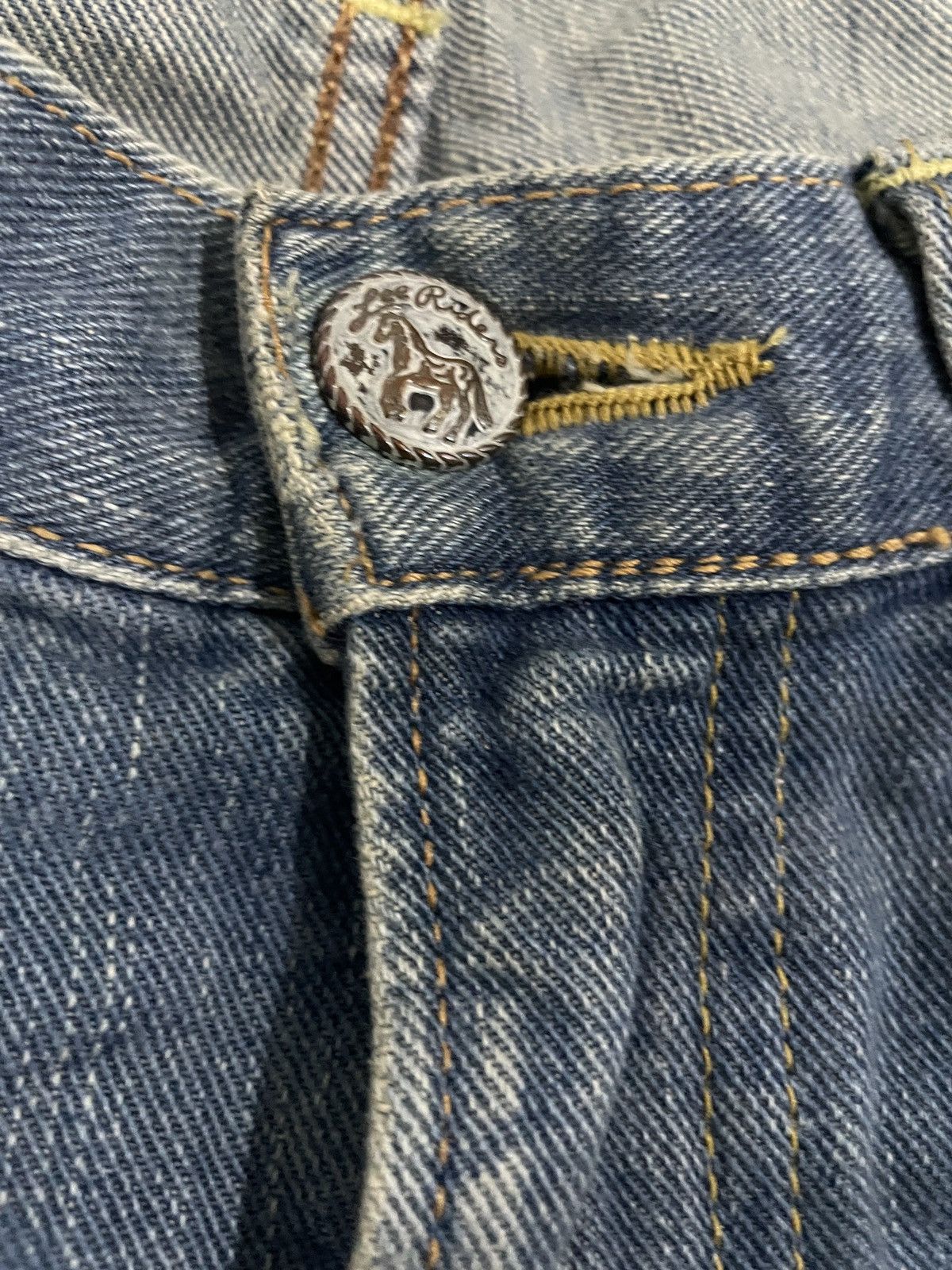 Lee Lady Lee Riders x Ford Mills Selvedge Jeans Retro Style Size 31" - 7 Thumbnail