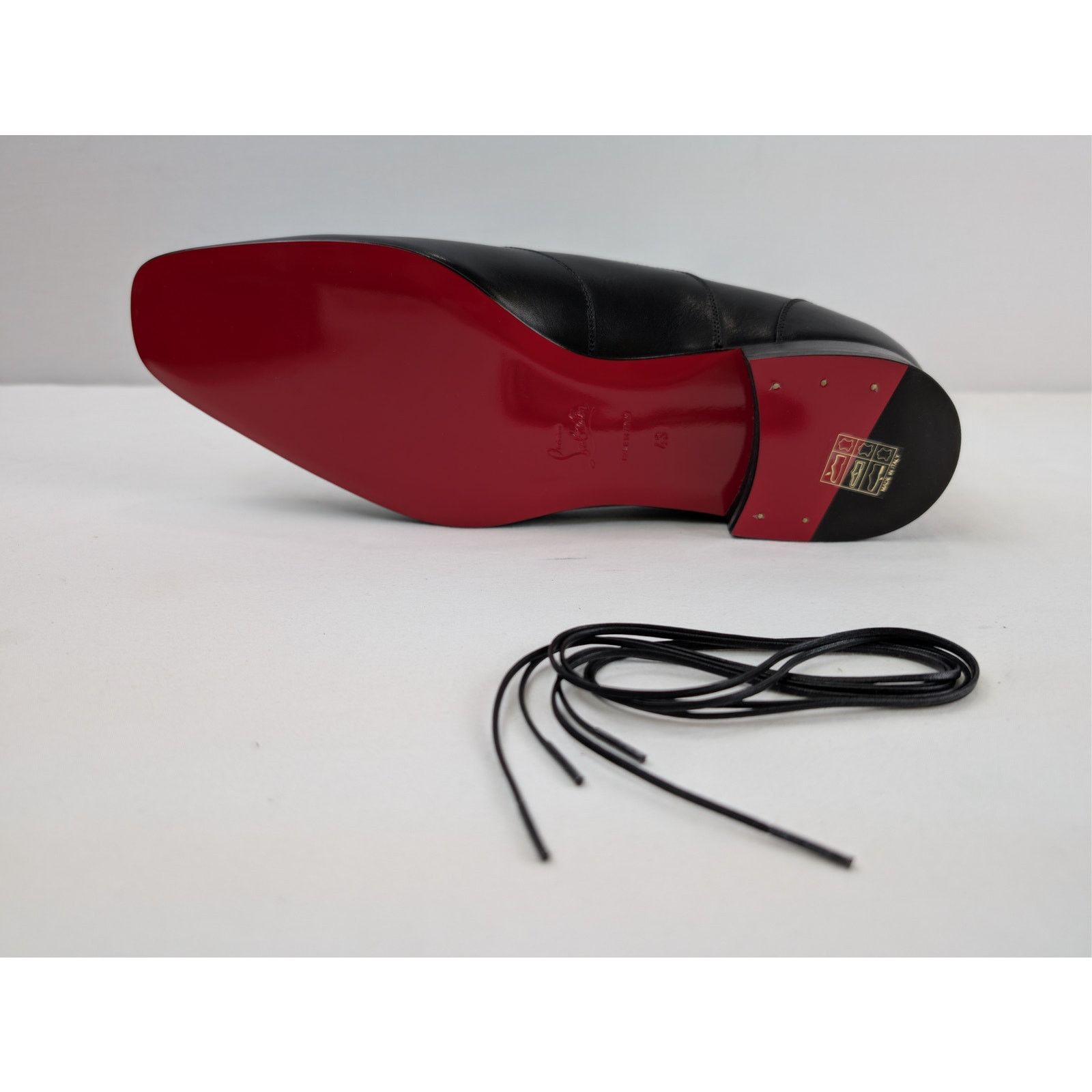 Christian Louboutin o1rshd1 My Amor W Flat Shoe Boots in Black Size US 10 / EU 43 - 12 Thumbnail