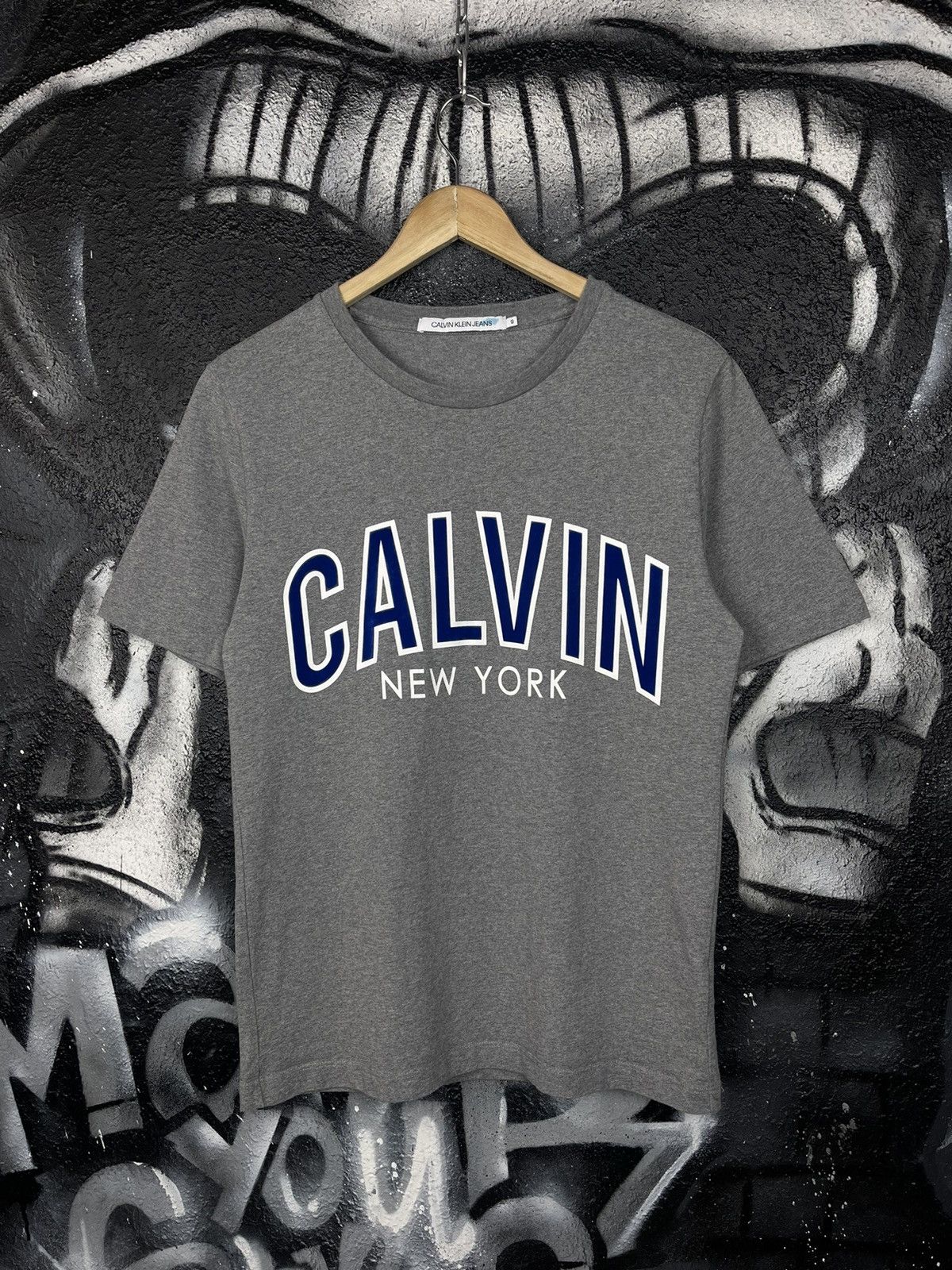 Calvin Klein Calvin Klein New York Big Logo Short Sleeve T-Shirt Men’s S Size US S / EU 44-46 / 1 - 2 Thumbnail