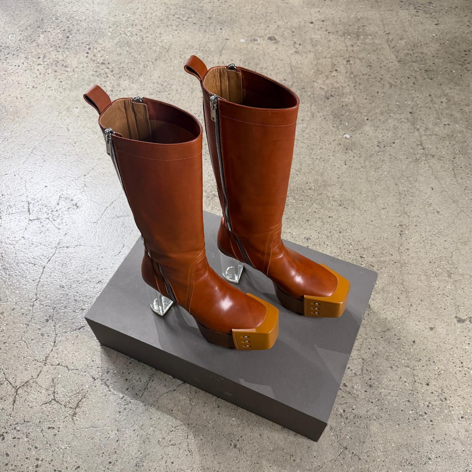 Rick Owens Rick Owens Knee High Kiss Heels Size US 9 / EU 42 - 1 Thumbnail