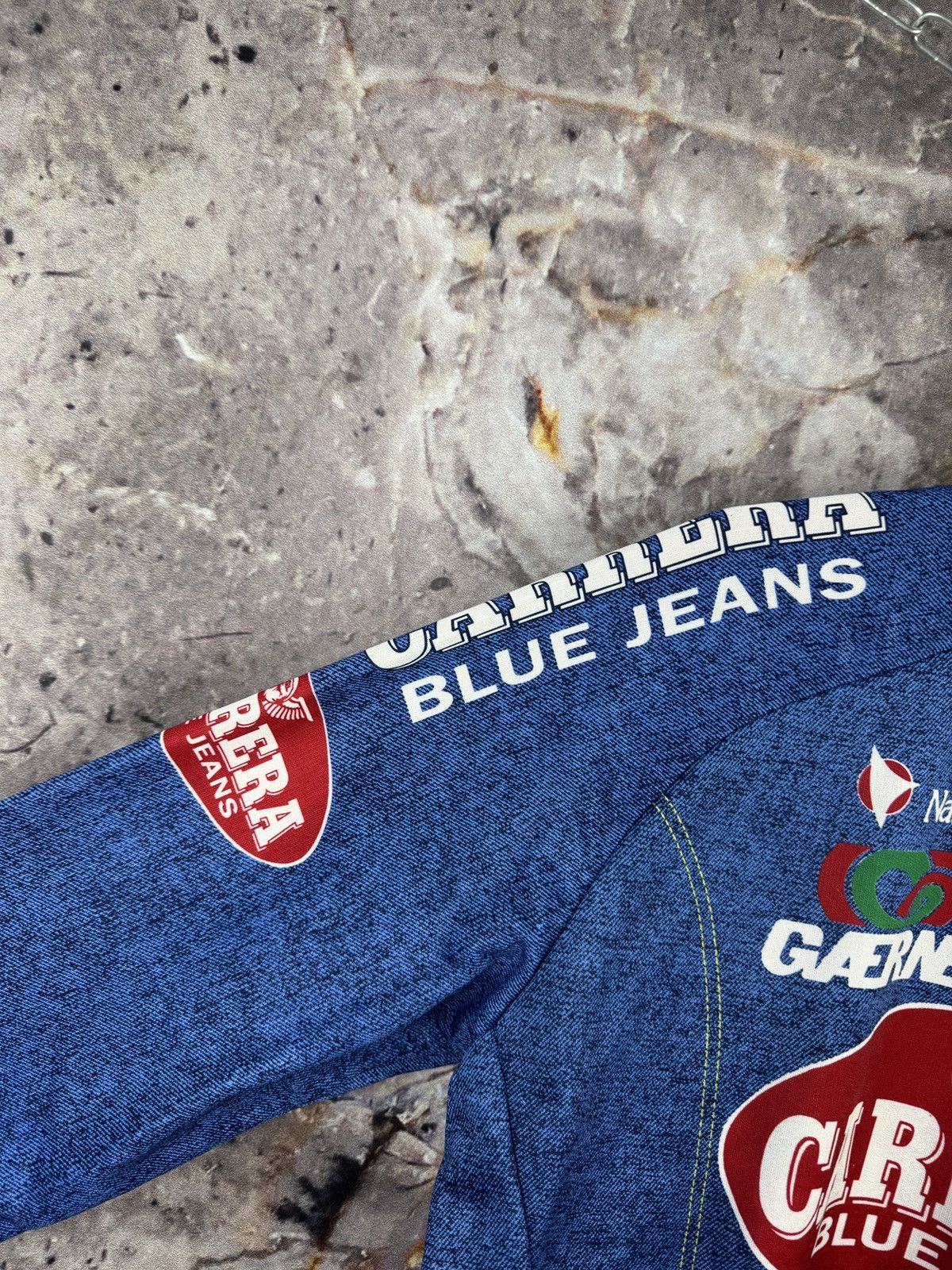 Carrera Men’s Carrera Blue Jeans Bike Jersey Jacket Cycling Size 6 Size US XL / EU 56 / 4 - 6 Thumbnail