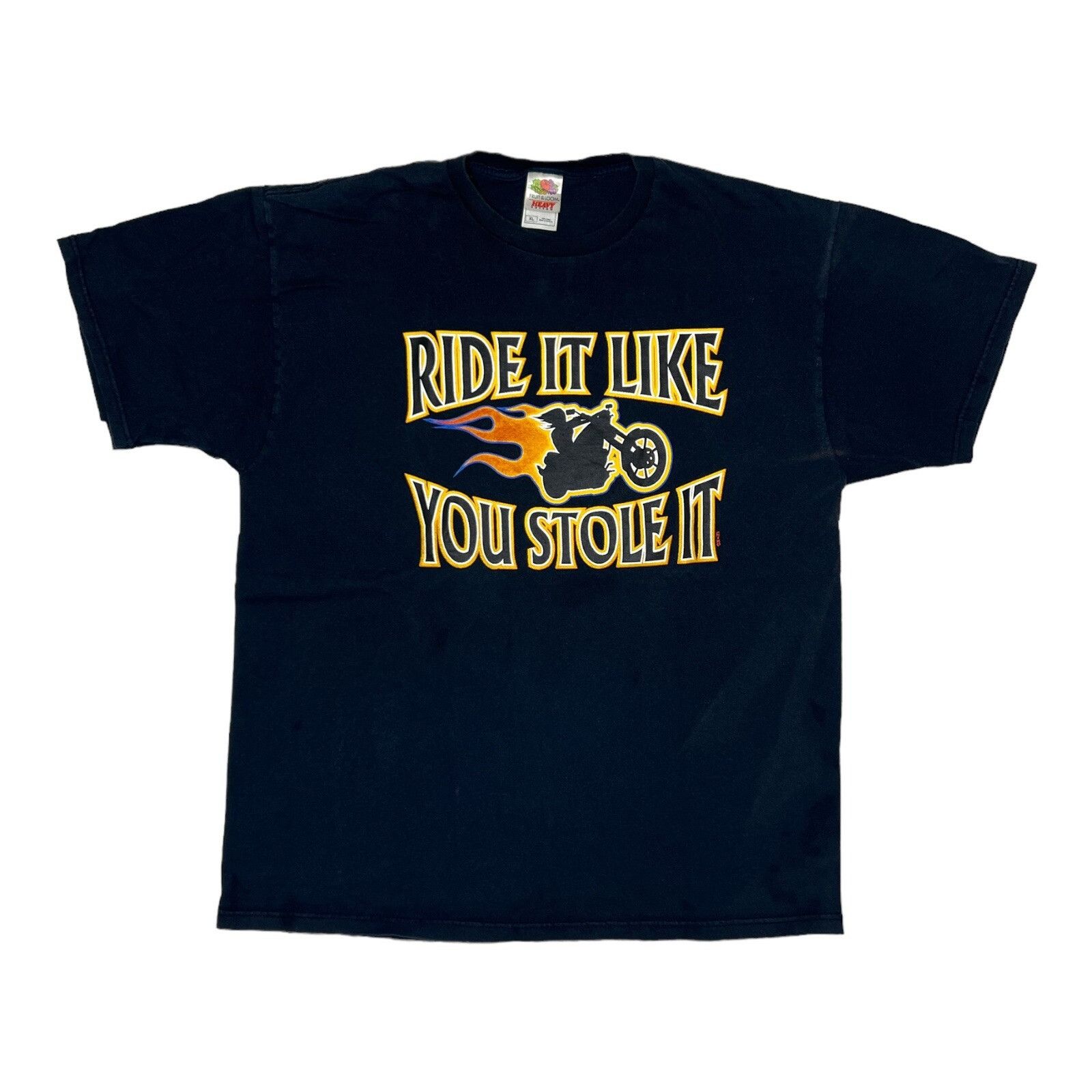Other Vintage Biker Chopper Motorcycle T-Shirt “Ride it Like You S Size US XL / EU 56 / 4 - 1 Thumbnail