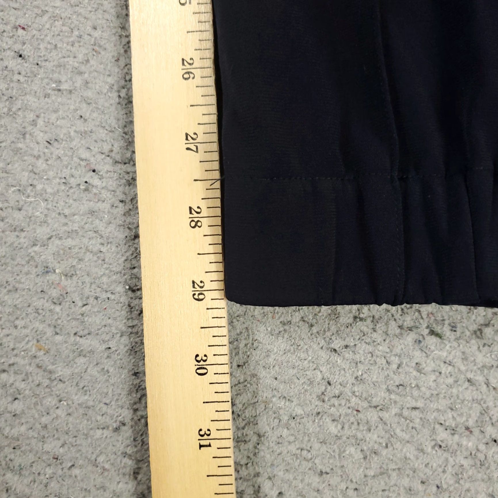 BUGATCHI BUGATCHI Pants Mens 35x29 Navy Blue Stretch Slash Pocket Tapered Chino Jogger Size US 35 - 5 Thumbnail