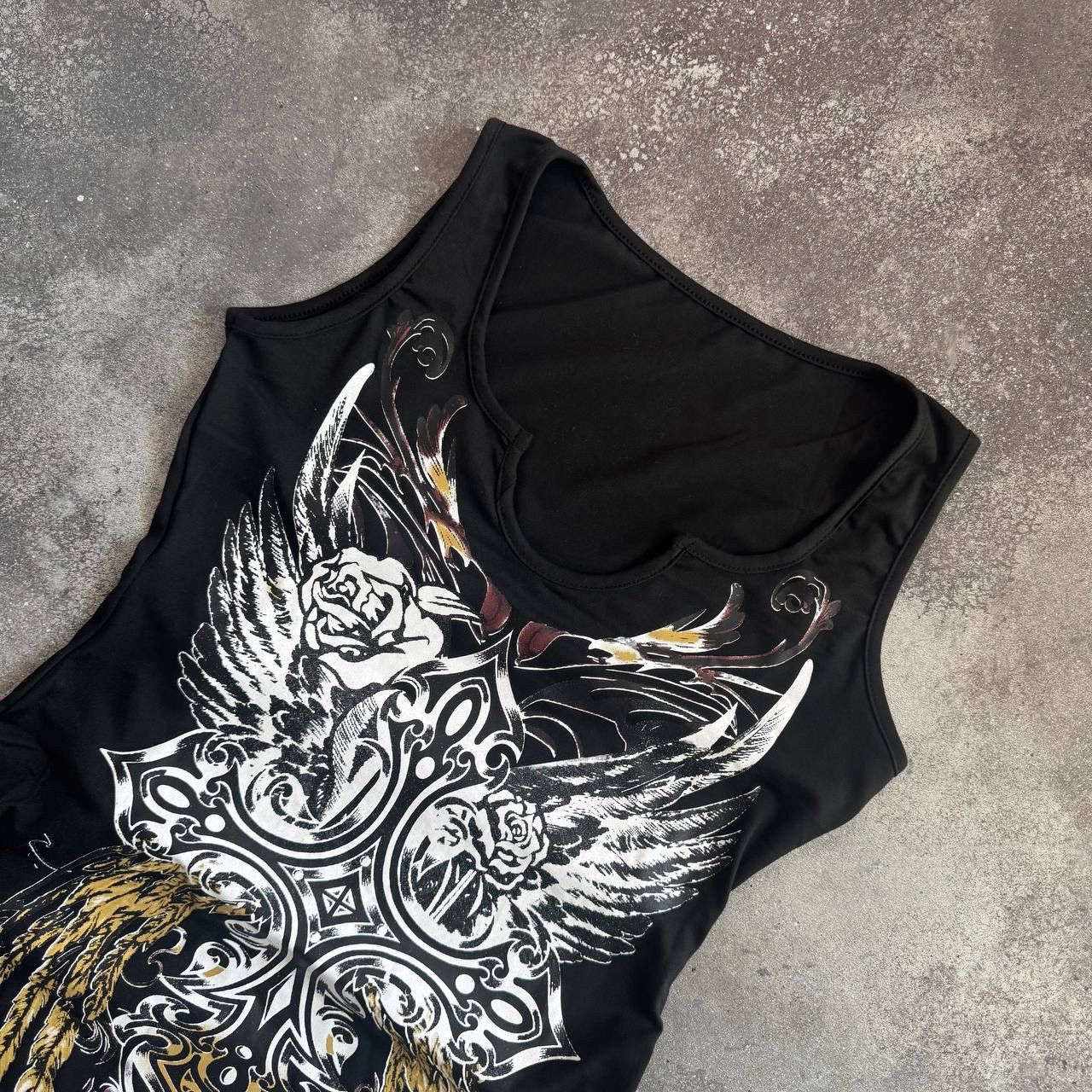 Vintage Super Sexy Gothic Y2K Vintage Tank Top Size M / US 6-8 / IT 42-44 - 2 Thumbnail