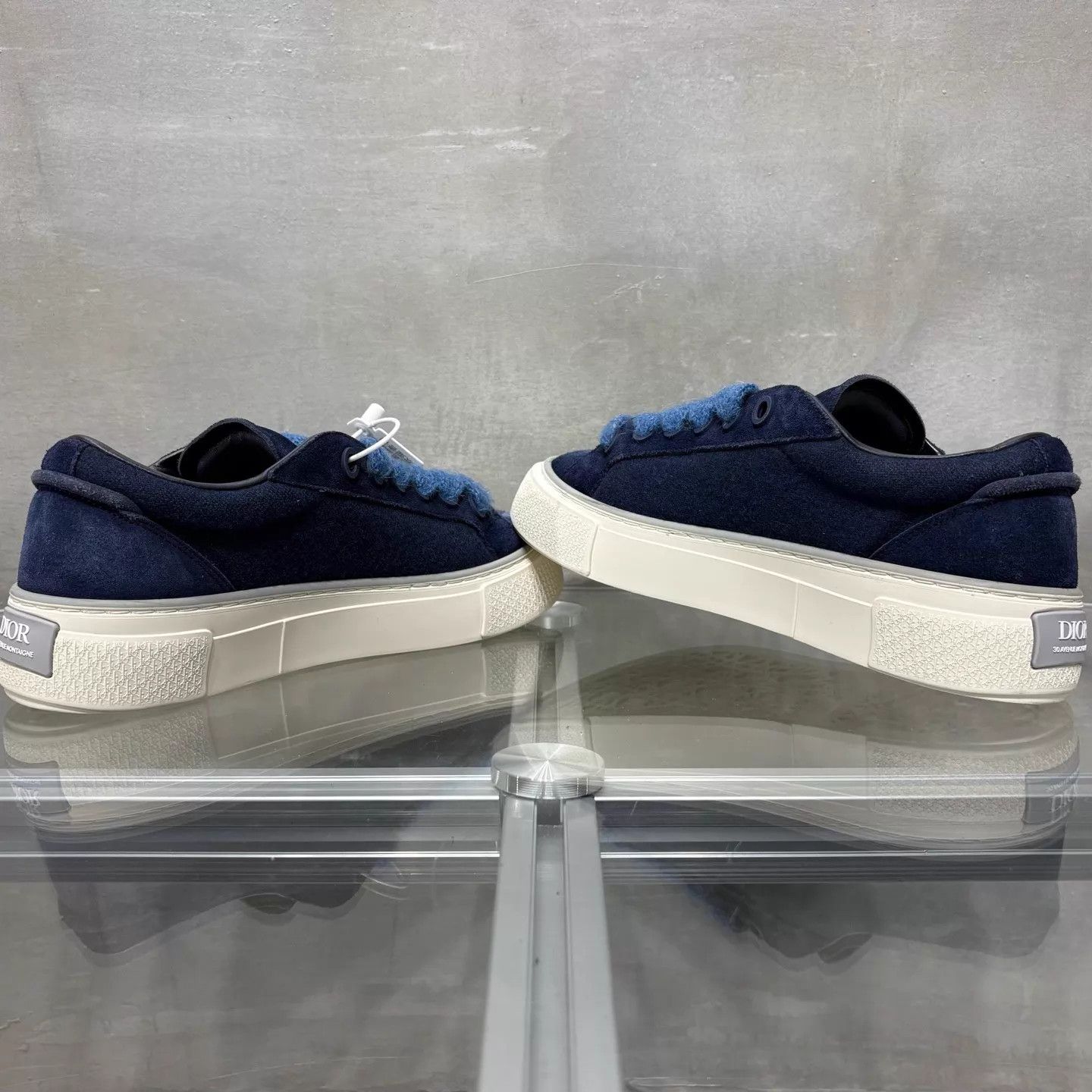Dior Dior 25ss B33 Blue Suede Sneaker 39 Size US 8.5 / IT 38.5 - 5 Thumbnail