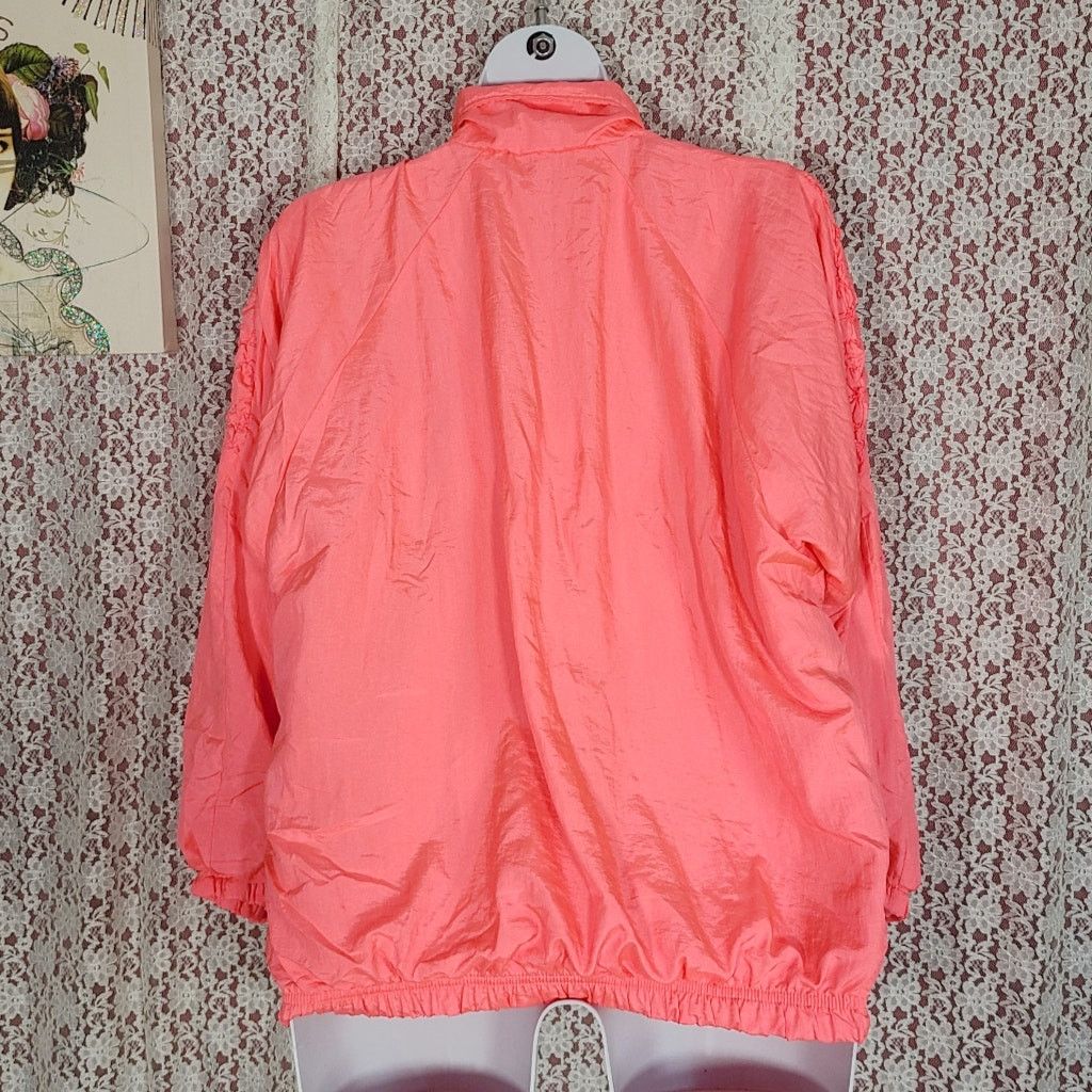 Vintage Vintage 90s ASR pink rouched full zip windbreaker size large Size L / US 10 / IT 46 - 3 Thumbnail