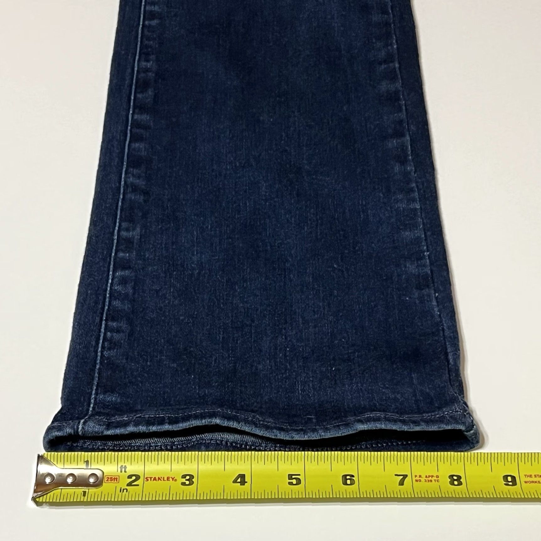 Paige PAIGE Jeans Womens 28x30 Blue Dark Wash Bootcut Stretch Denim Jeans Mujer Womens Mens? Size 28" / US 6 / IT 42 - 7 Thumbnail