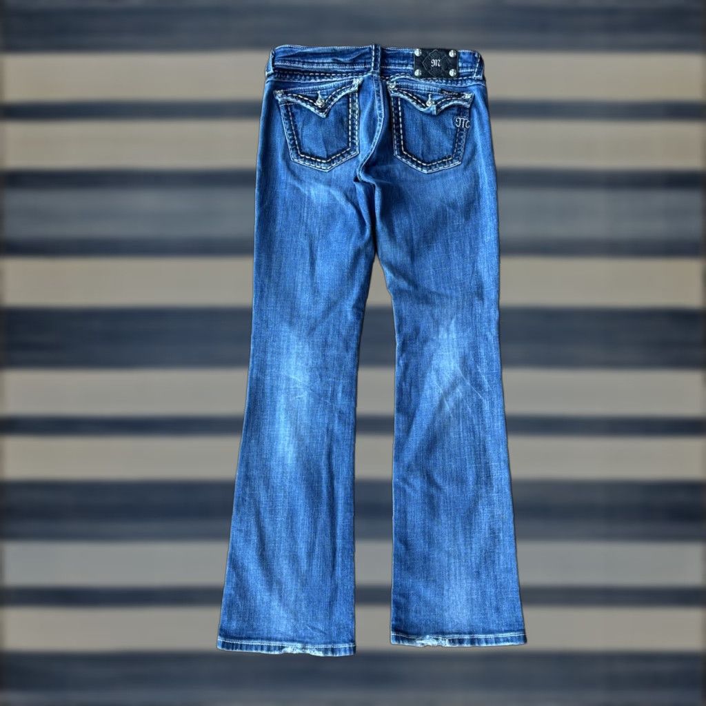 Miss Me × Streetwear × Vintage 2000s Miss Me Blue Faded Jeans w
