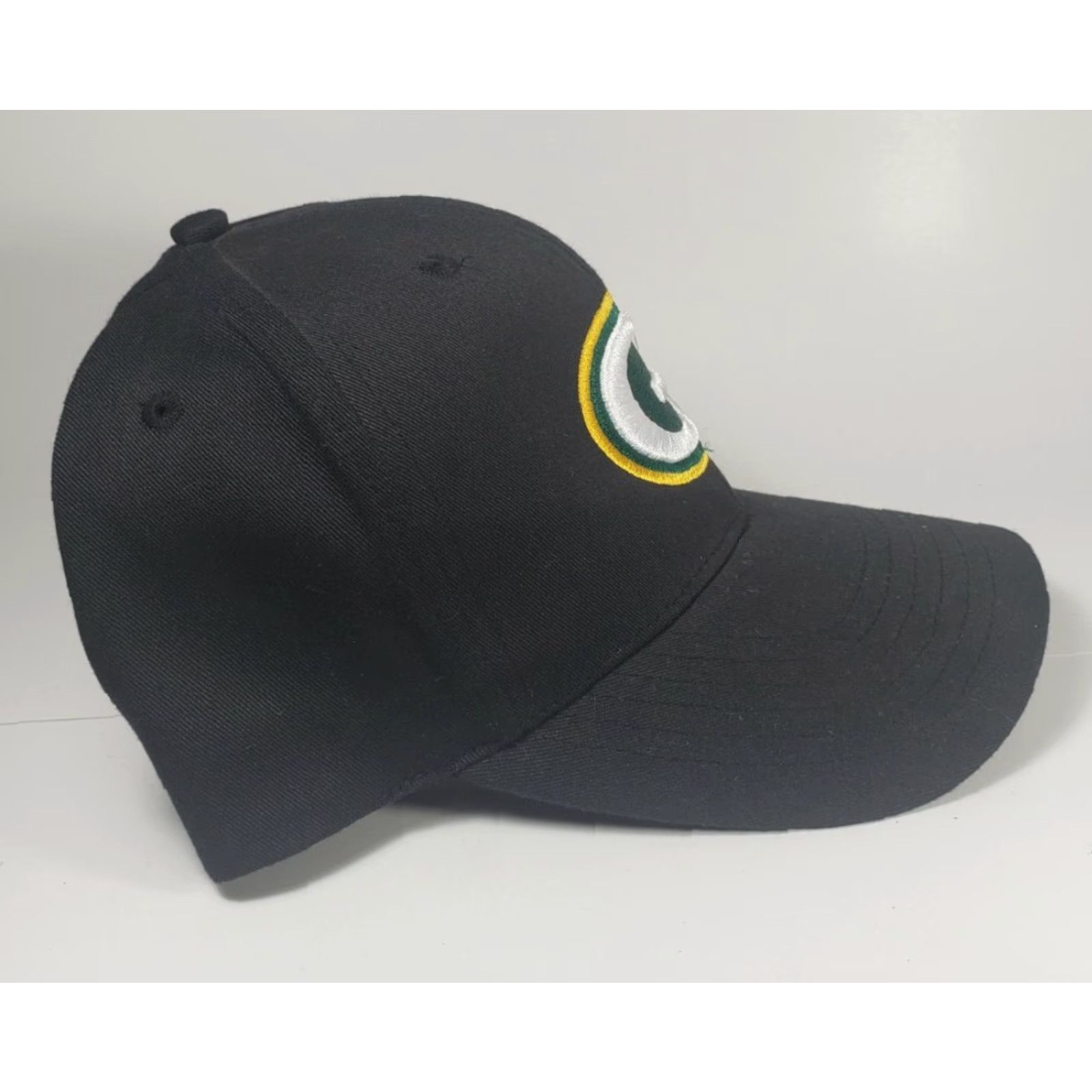 NFL VINTAGE NFL Black Greenbay Packers Baseball Cap Hat Reebok Size ONE SIZE - 3 Thumbnail