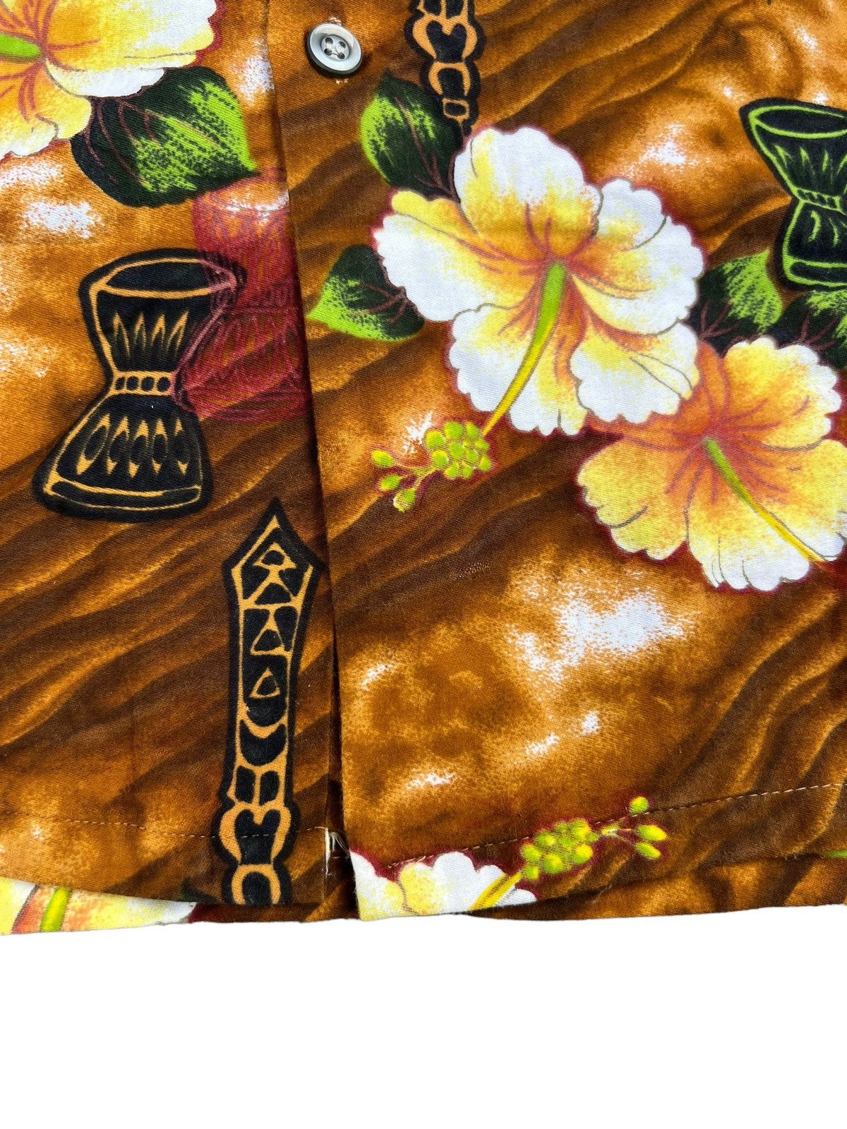 Vintage Vintage 70s Hawaiian Imperial Djembe Bongo Hawaii Shirt Size US S / EU 44-46 / 1 - 11 Thumbnail