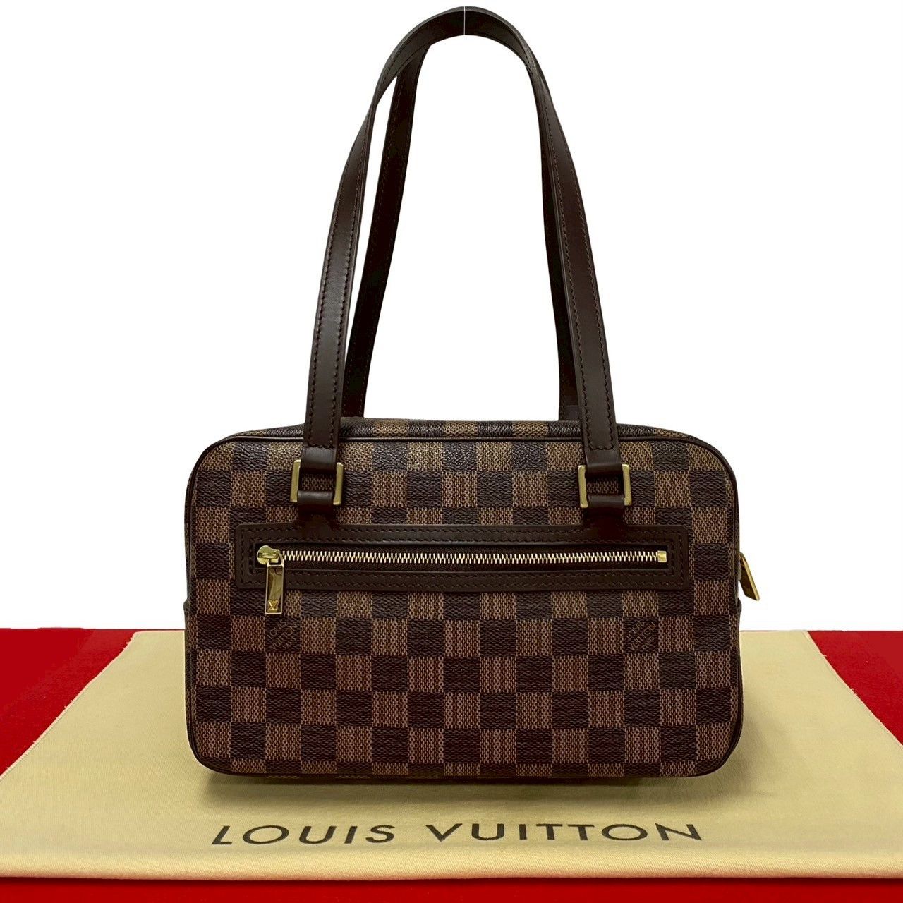 Louis Vuitton Louis Vuitton Cite Mm Damier 2Way Bag Canvas Shoulder Bag in Brown, Women's