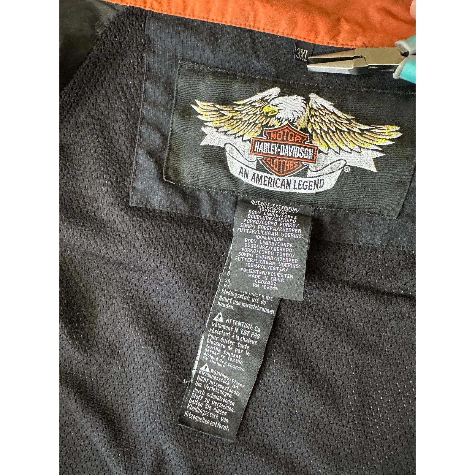 Harley Davidson Vtg Harley Davidson Men's Motorcycle Riding Jacket Black 3XL Size US XXL / EU 58 / 5 - 2 Thumbnail