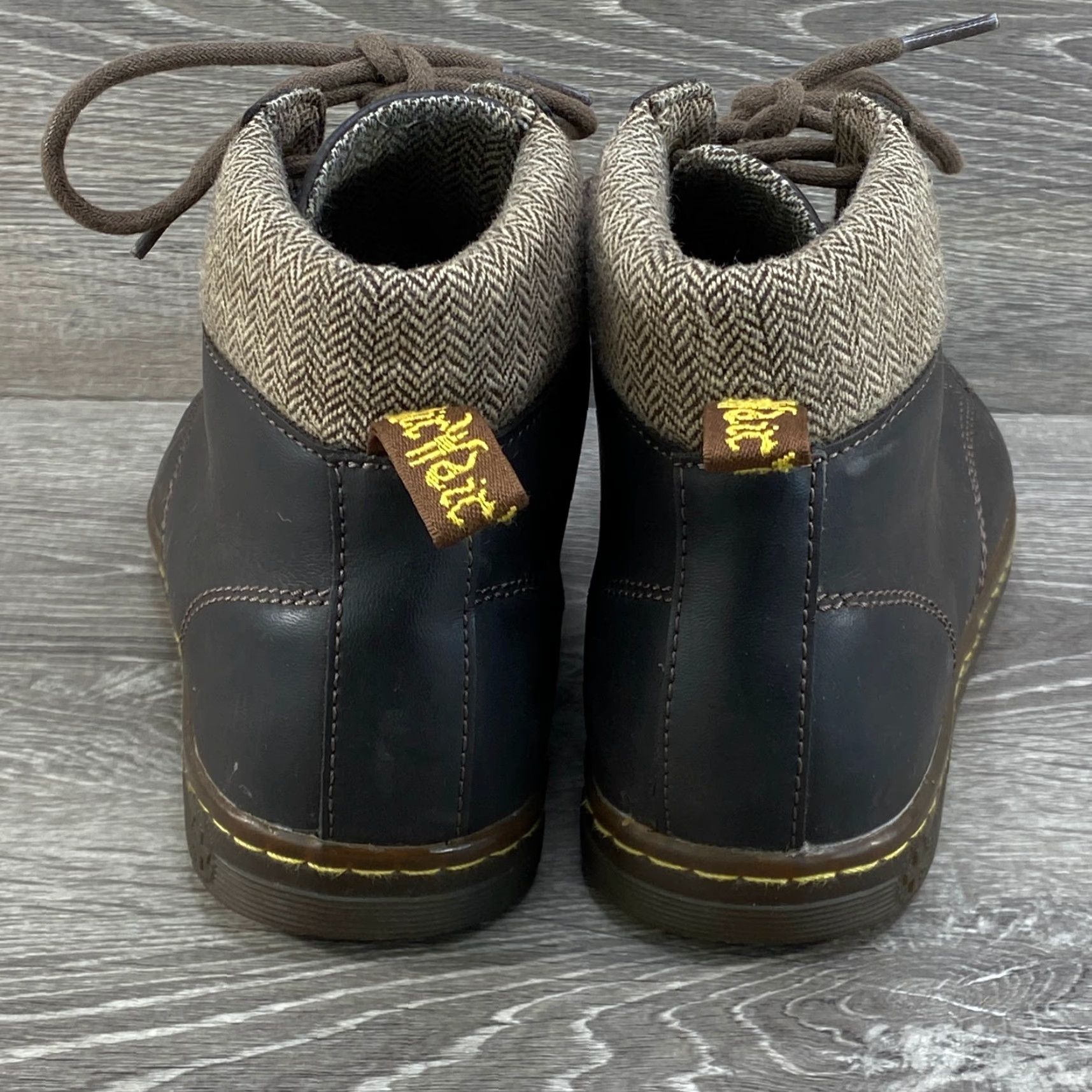 Dr. Martens Dr Doc Martens Maelly Brown Leather Ankle Combat Boots Womens 8 Lace Up Shoe Size US 6 / IT 36 - 7 Thumbnail