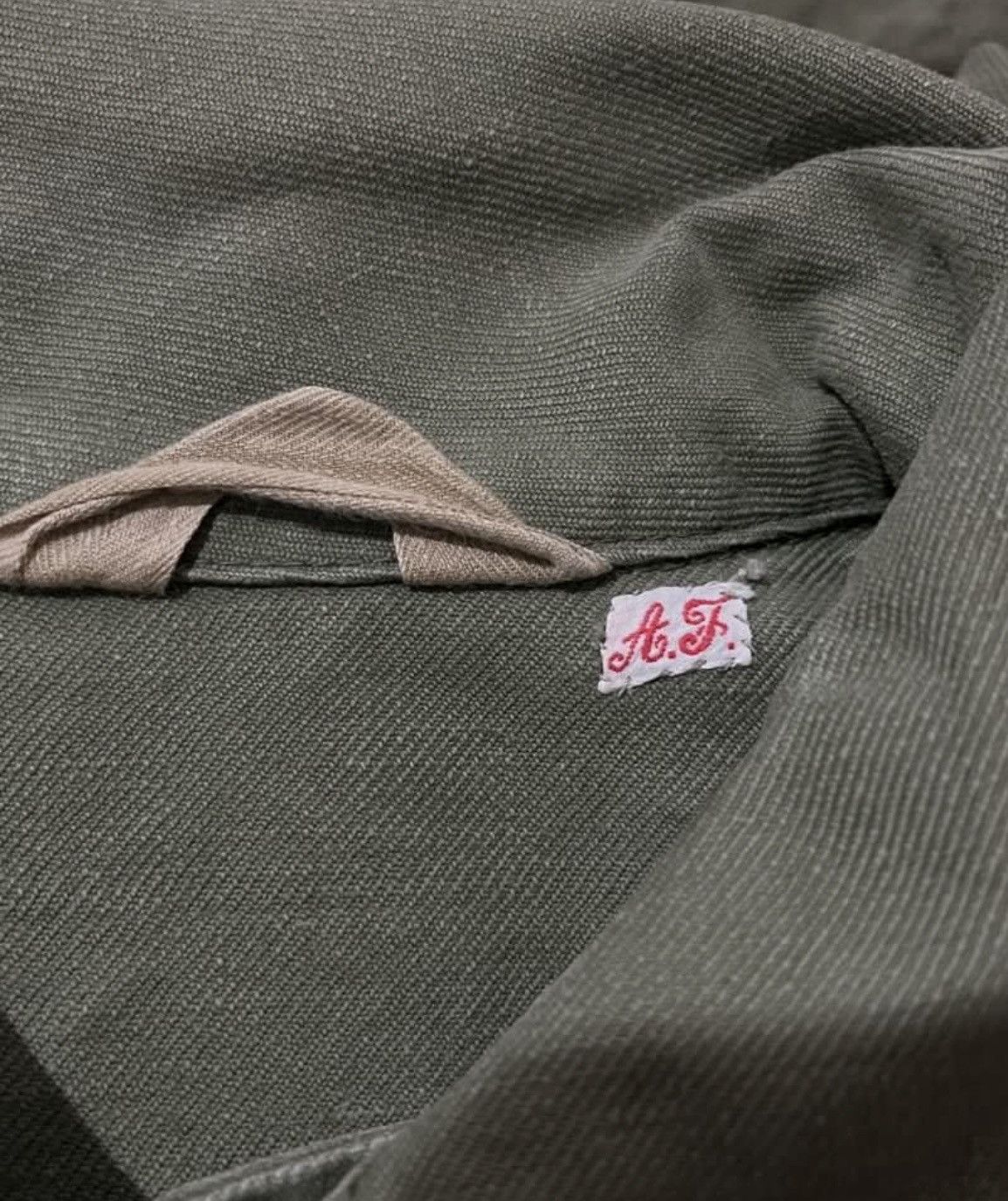 Other VINTAGE 50s M47 FRENCH ARMY JACKET PRODUCTION 1954 Size US M / EU 48-50 / 2 - 9 Thumbnail