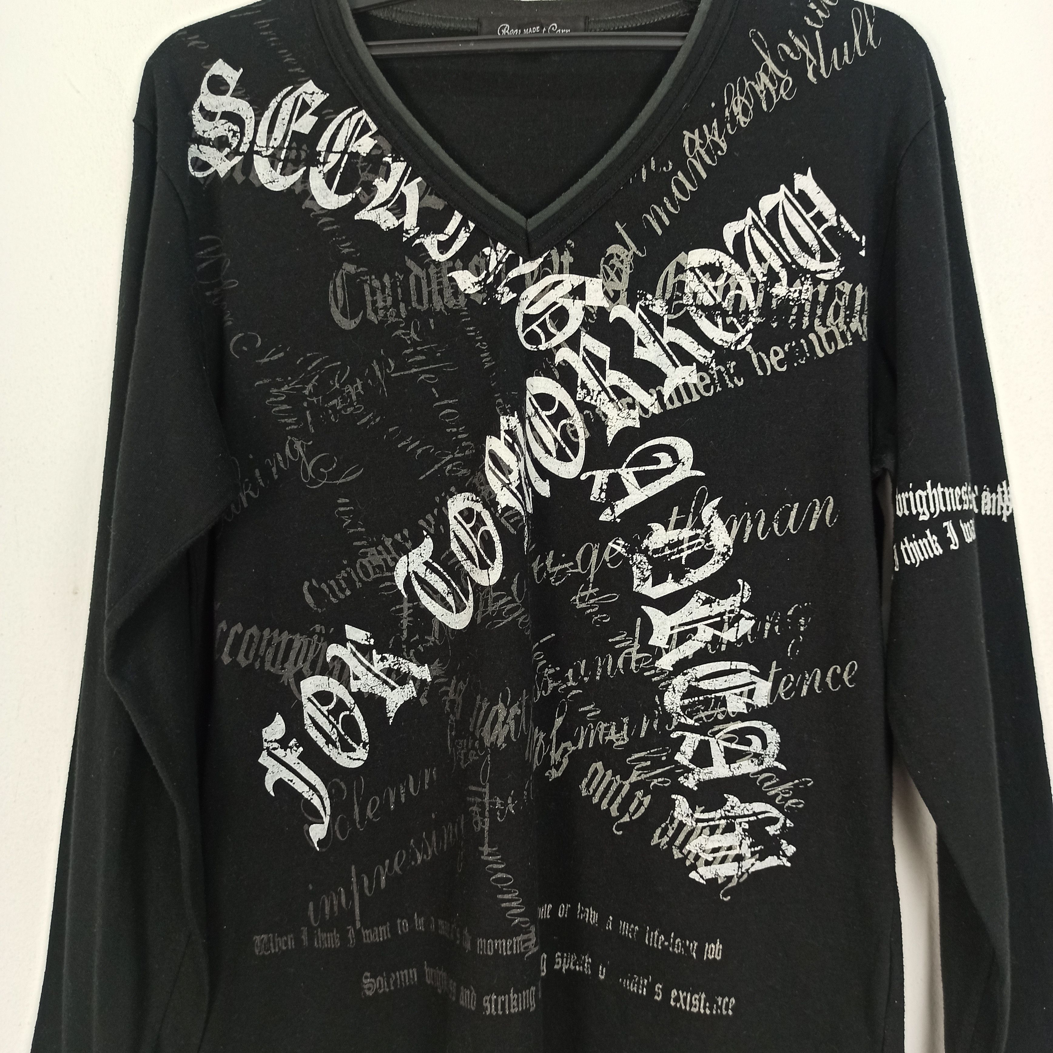 14th Addiction Rare Poem Beaumont Carr Sleeve Long Style LGB Tshirt Size US M / EU 48-50 / 2 - 2 Thumbnail
