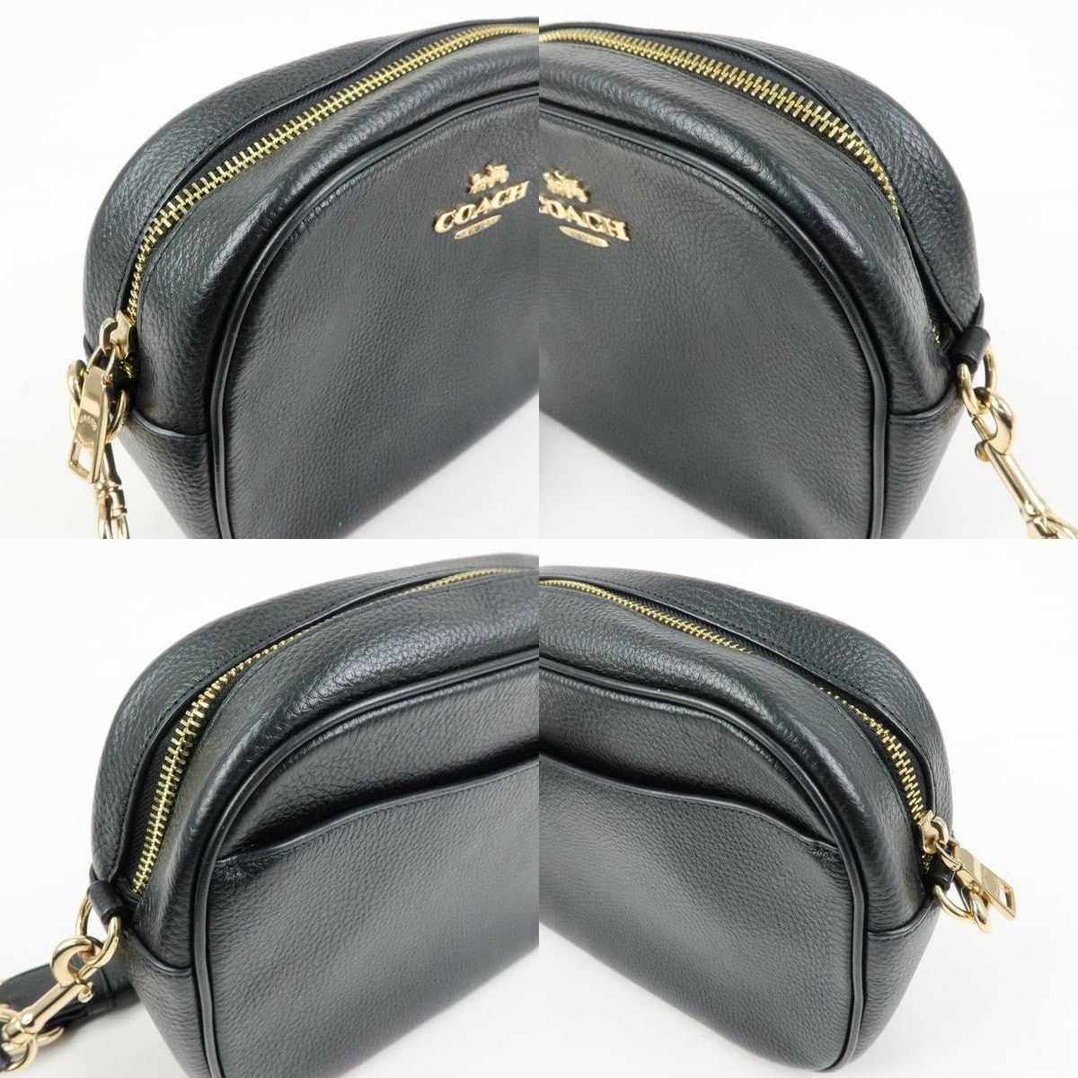 Coach Coach Camera Bag Leather Crossbody Black Size ONE SIZE - 6 Thumbnail