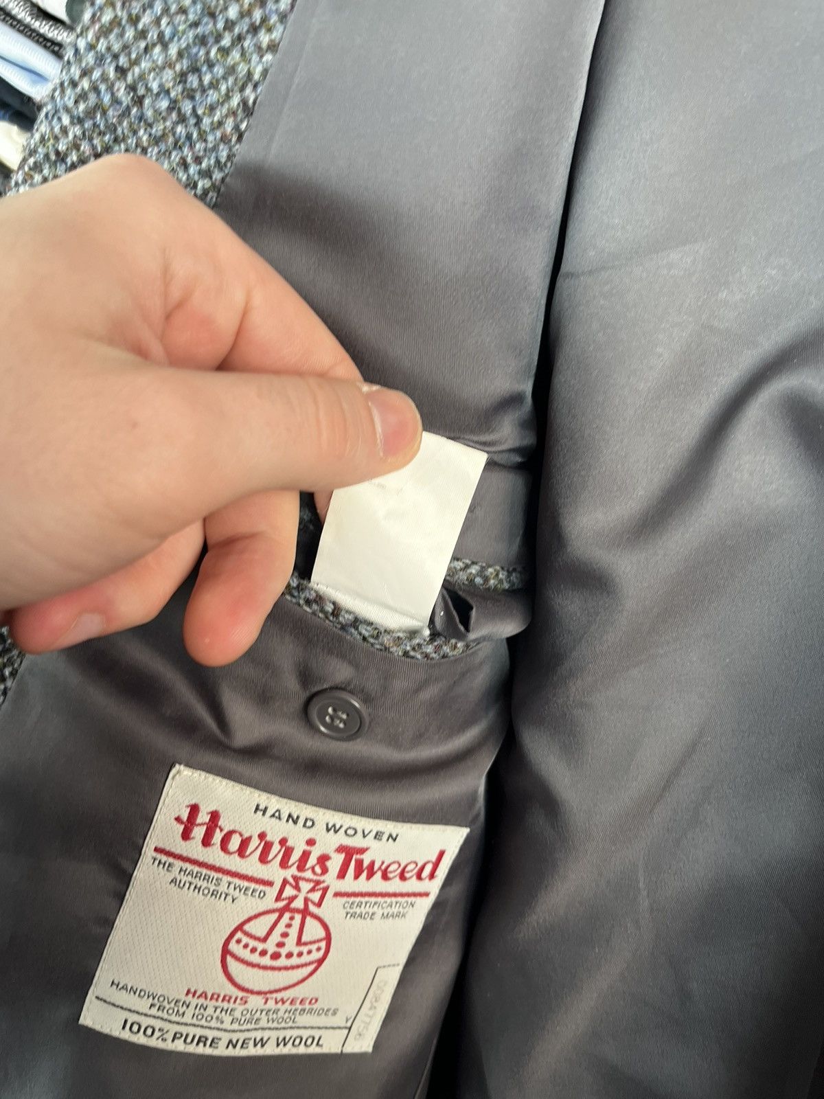 Harris Tweed × Vintage harris tweed blazer jacket size 40r Size 40R - 8 Thumbnail