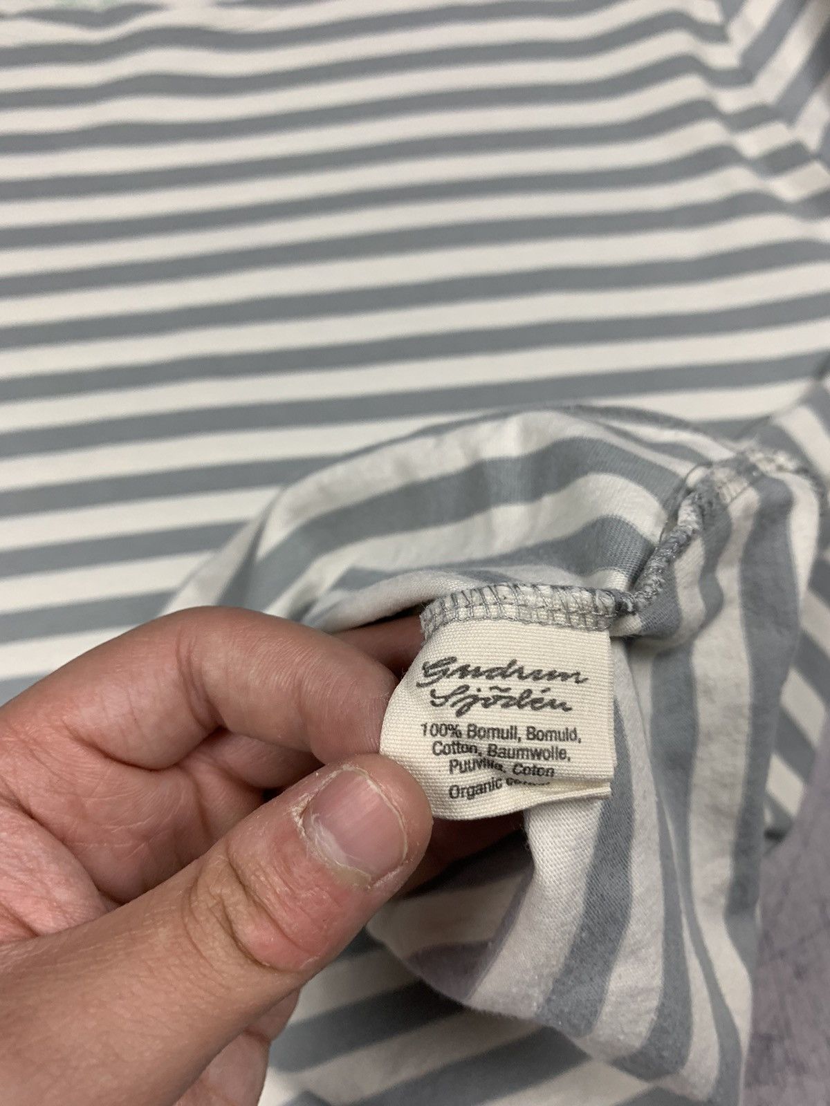 Gudrun Sjoden Gudrun Sjoden Striped Long Sleeve T-Shirt Size XXL Y2K Size XXL / US 16-18 / IT 52-54 - 6 Thumbnail
