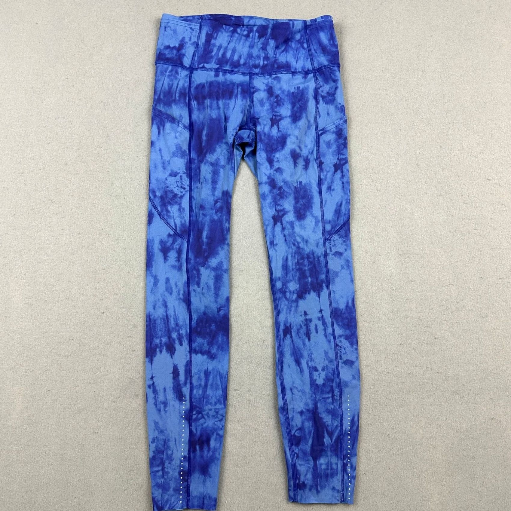 Lululemon Lululemon Pants Women 6 Game Day Blue Fast And Free Tight II High Rise Yoga Geometric Pockets Leggings Ankle Activewear 6 Womens Blue Weightless? Size 28" / US 6 / IT 42 - 2 Thumbnail