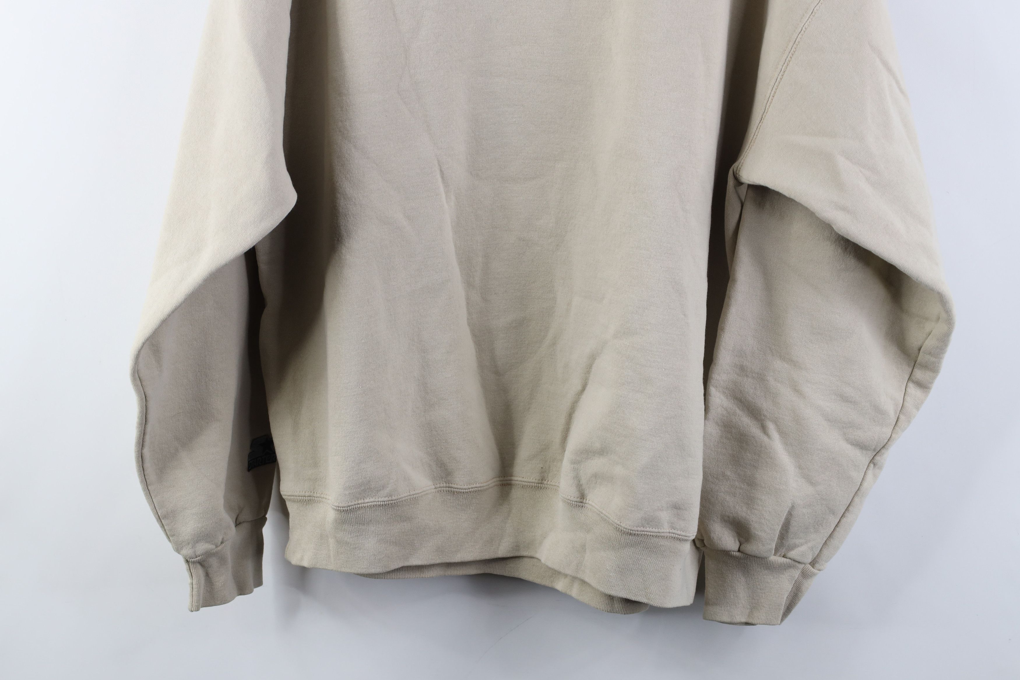Starter Vintage 90s Starter Crewneck Sweatshirt Beige Sand Brown Size US L / EU 52-54 / 3 - 12 Thumbnail