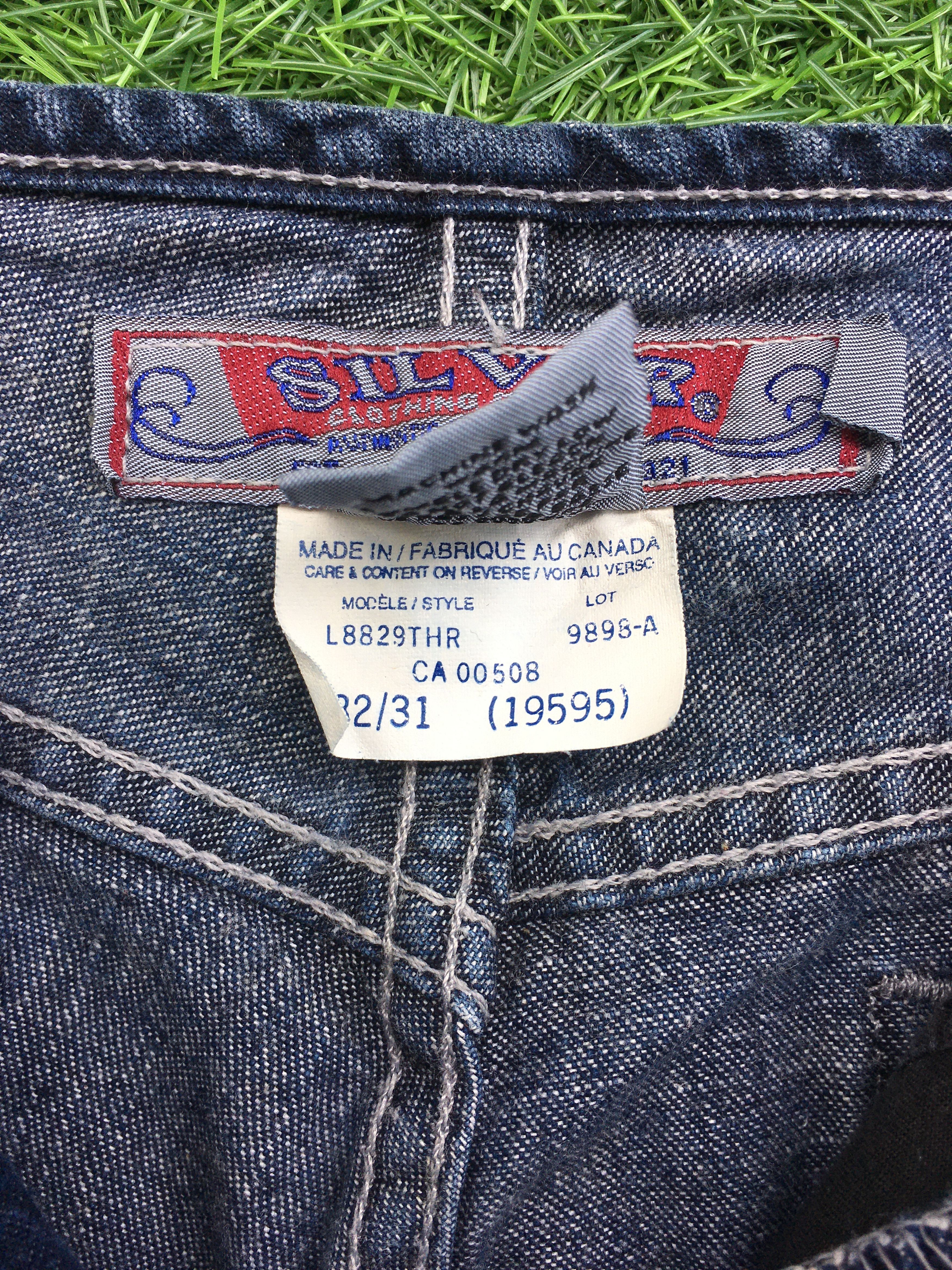 Designer × Silver Jeans Co. Silver Jeans No Waist Flare Jeans D-932 Size 30" / US 8 / IT 44 - 12 Thumbnail