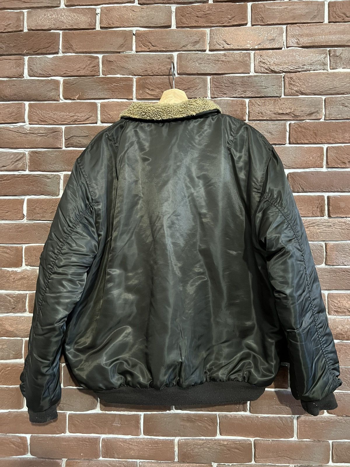 Vintage Ma1 Flyer Vintage Nylon Bomber Jacket BoxyFit Oversize Size US XL / EU 56 / 4 - 2 Thumbnail