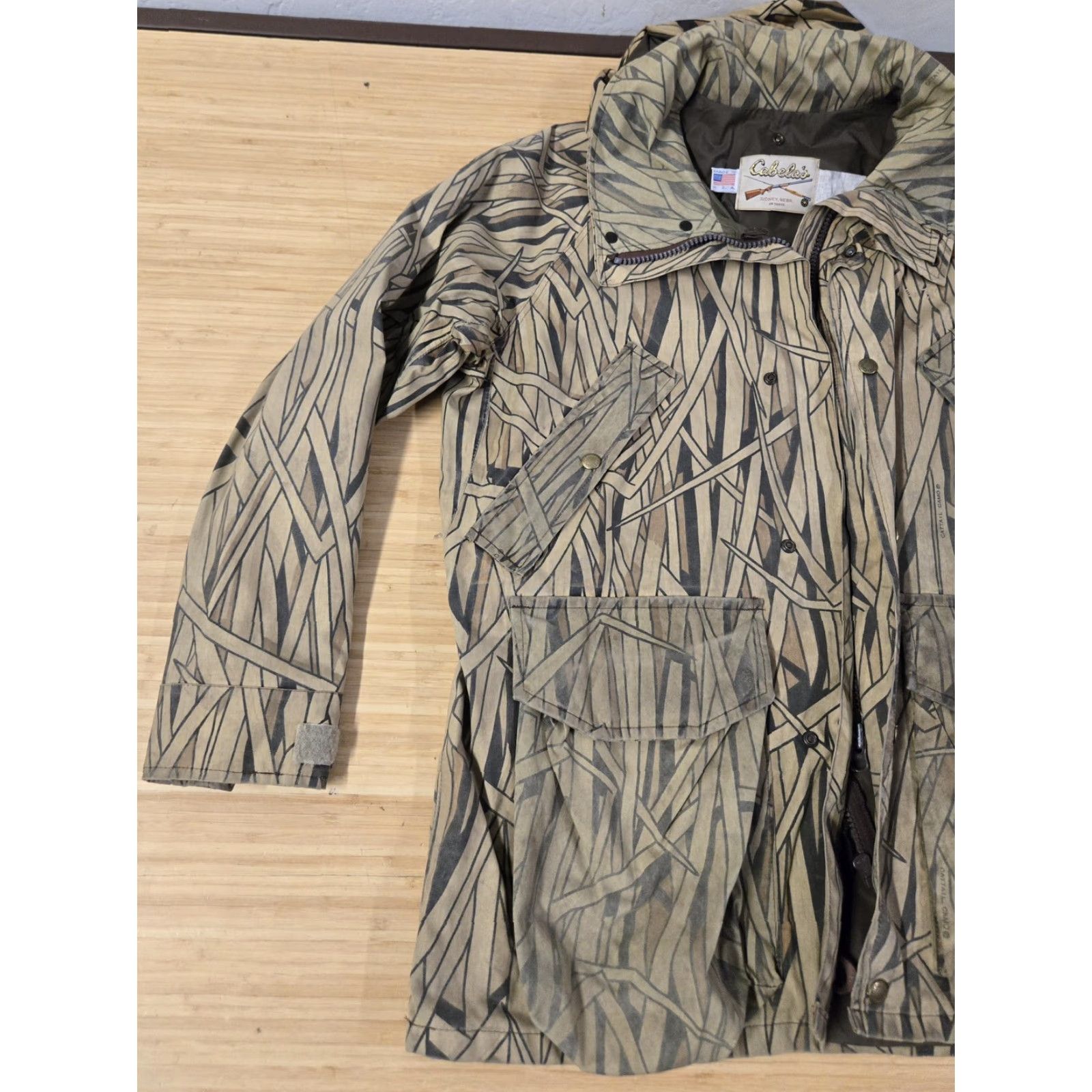 Vintage VINTAGE Cabela's Jacket Mens Large Camo Gore-Tex Hunting Coat Waterproof USA 90s Size US M / EU 48-50 / 2 - 4 Thumbnail