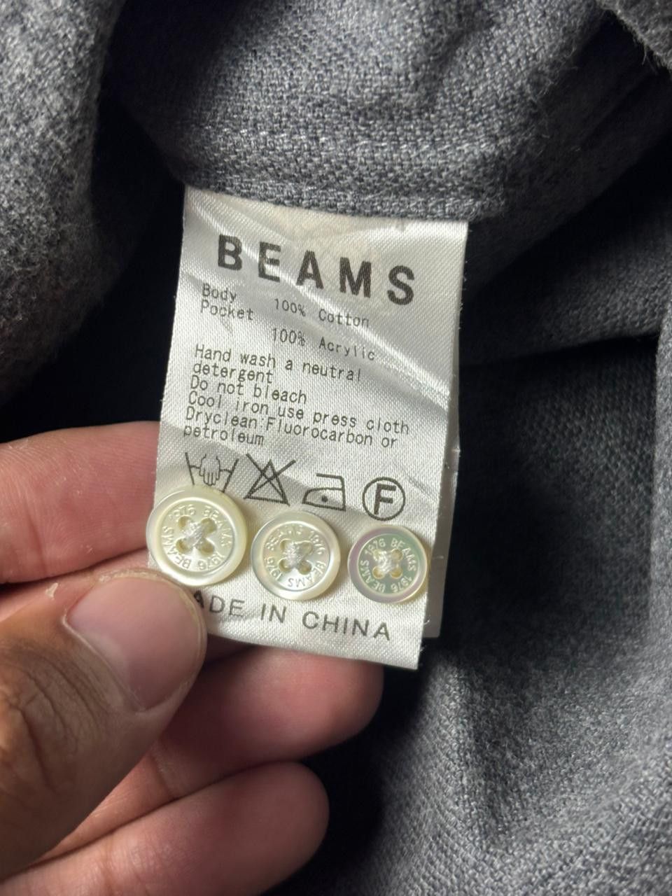 Beams Japan Wool Knitwear Pocket Shirt Size US S / EU 44-46 / 1 - 6 Thumbnail