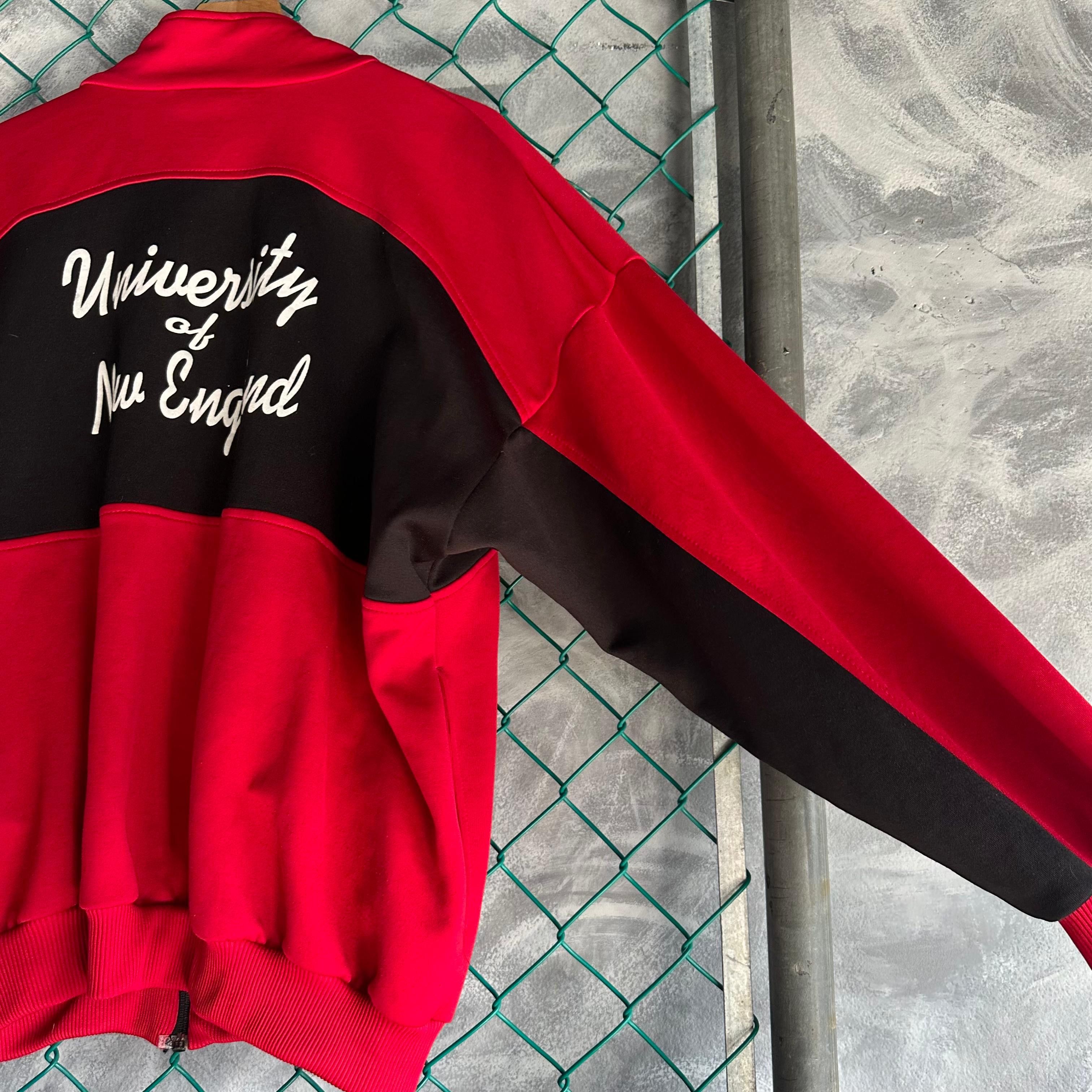 Adidas Vintage Adidas Track Jacket Red University Of New England Size US L / EU 52-54 / 3 - 7 Thumbnail