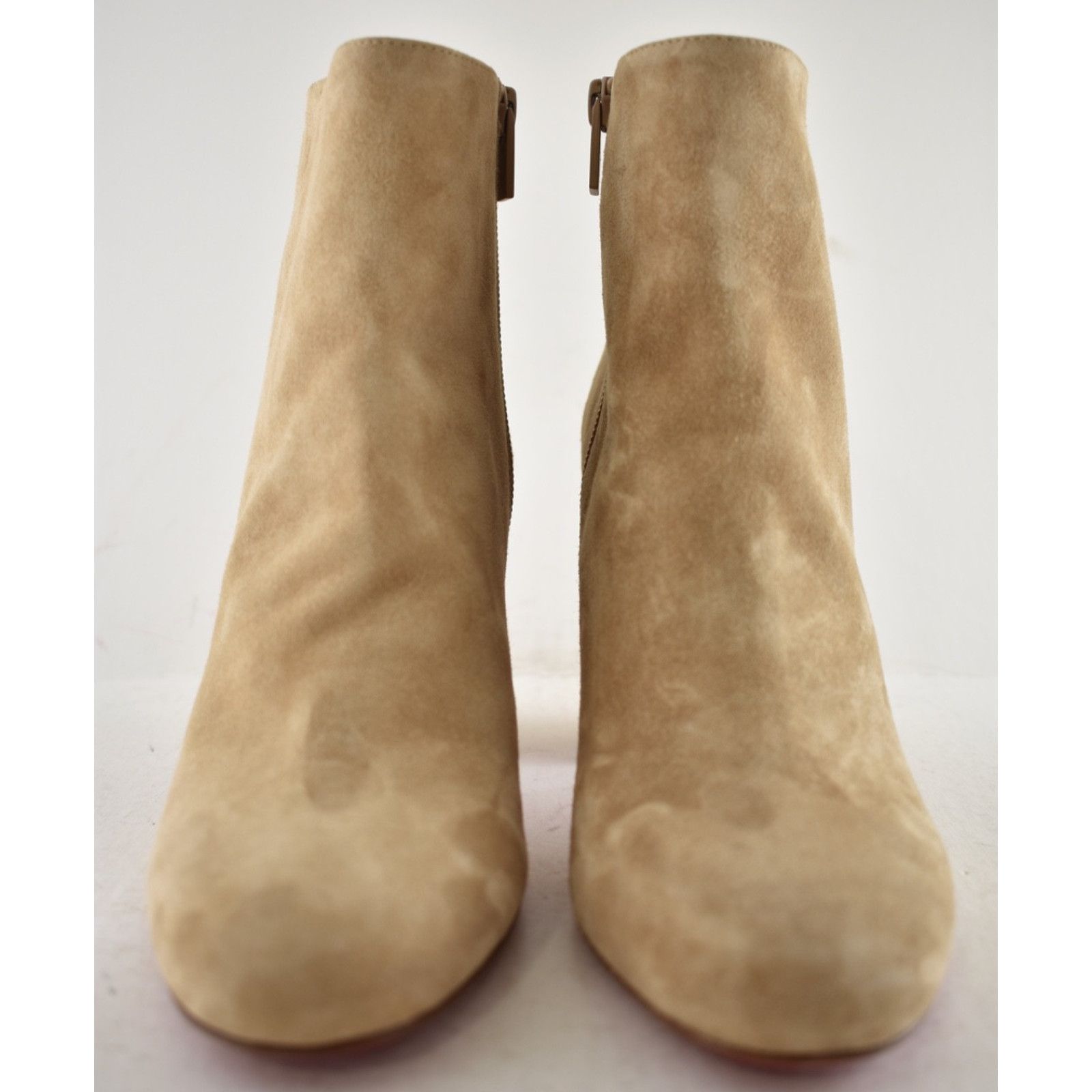 Christian Louboutin Christian Louboutin Turela 85 Beige Suede Ankle Boot 37 Size US 6 / IT 36 - 6 Thumbnail