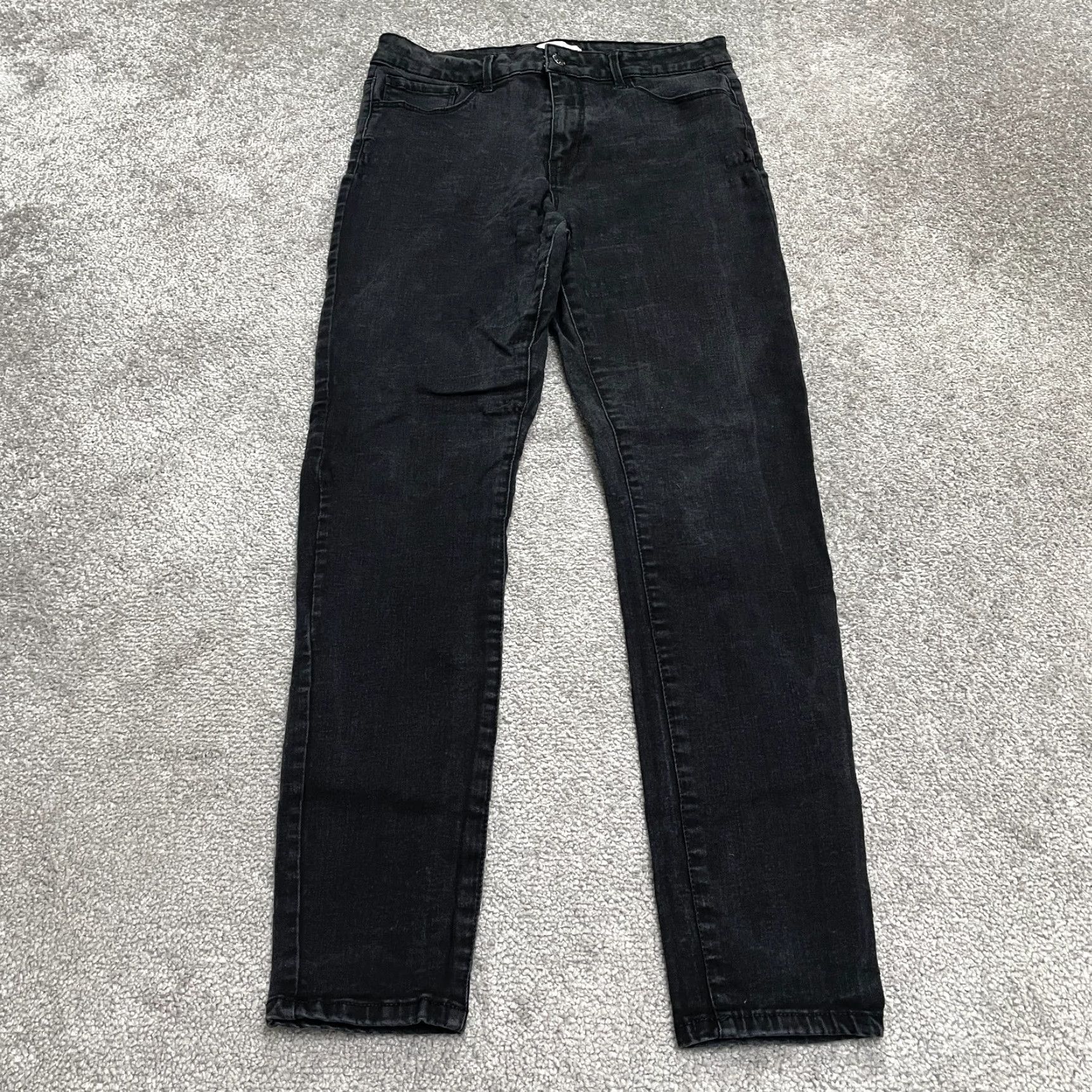 Forever 21 FOREVER 21 Jeans Skinny Black High Rise Denim 28x28 Womens 29 Regular Casual Stretch 5-Pocket Size 28" / US 6 / IT 42 - 2 Thumbnail