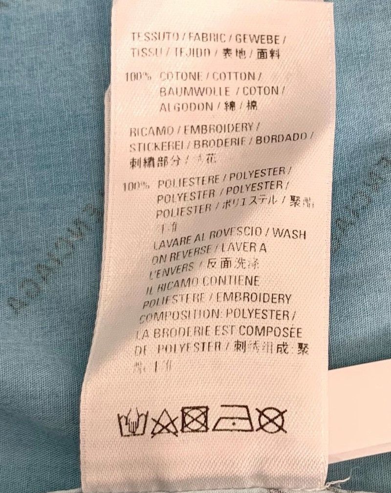 Balenciaga Balenciaga BB embroidered logo full print blue gradient lo Size 40R - 8 Thumbnail