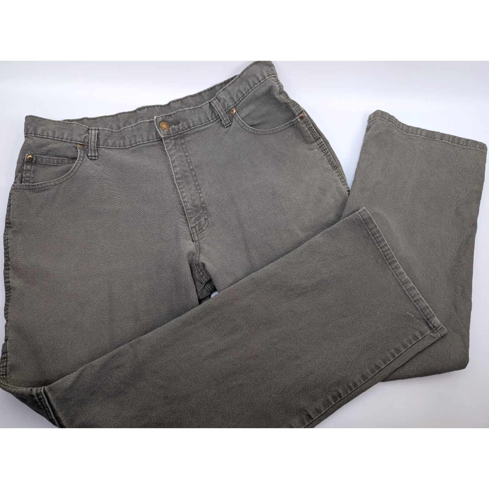 Dickies Dickies Workwear Pants Men’s 37x31 Green Canvas Carpenter Utility Size US 37 - 4 Thumbnail