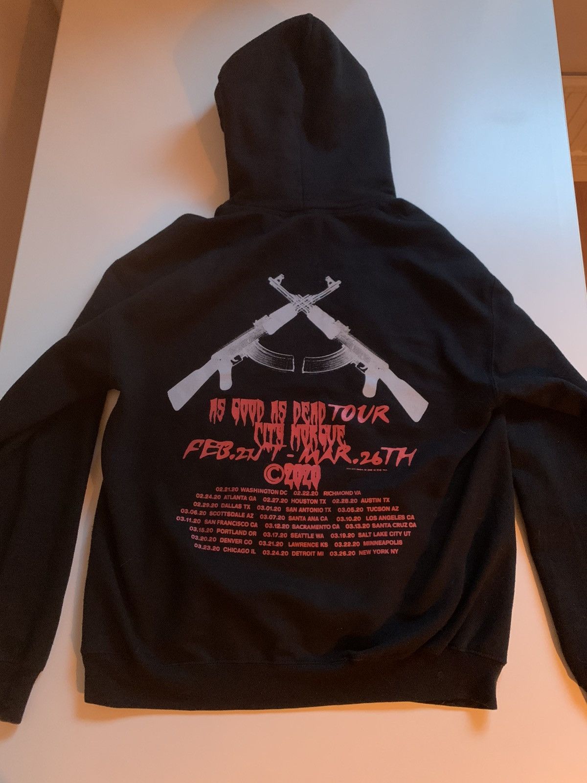 City Morgue × Missing Since Thursday CITY MORGUE 🩸 As Good As Dead SKULL WEB hoodie Size US M / EU 48-50 / 2 - 7 Thumbnail