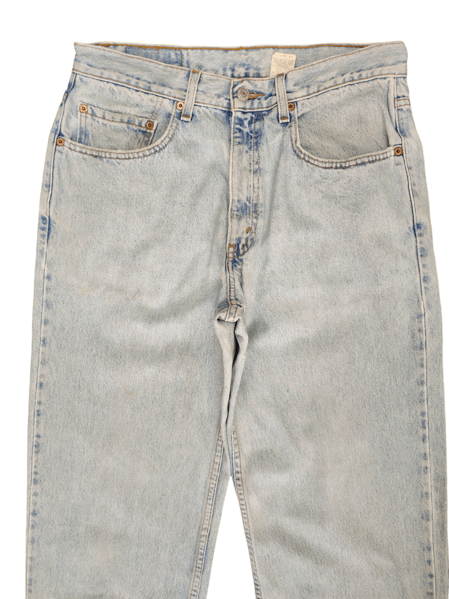 Levi's Vintage Clothing Size 32x29 Vintage Levis 550 Light Wash Jeans Relaxed Fit Size US 32 / EU 48 - 3 Thumbnail