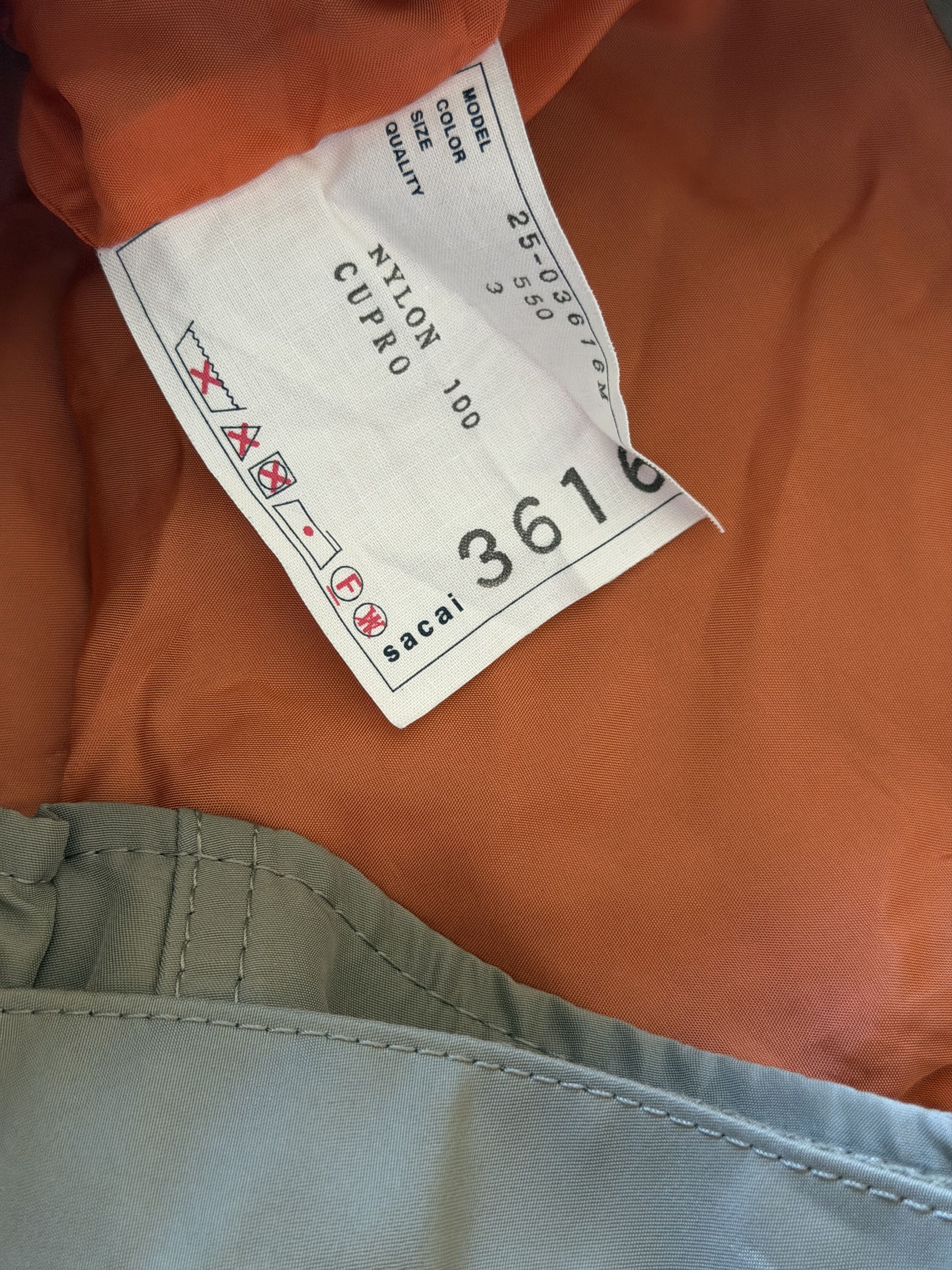 Sacai Sacai Belted Nylon Cargo Shorts in Olive Green Size US 32 / EU 48 - 7 Thumbnail