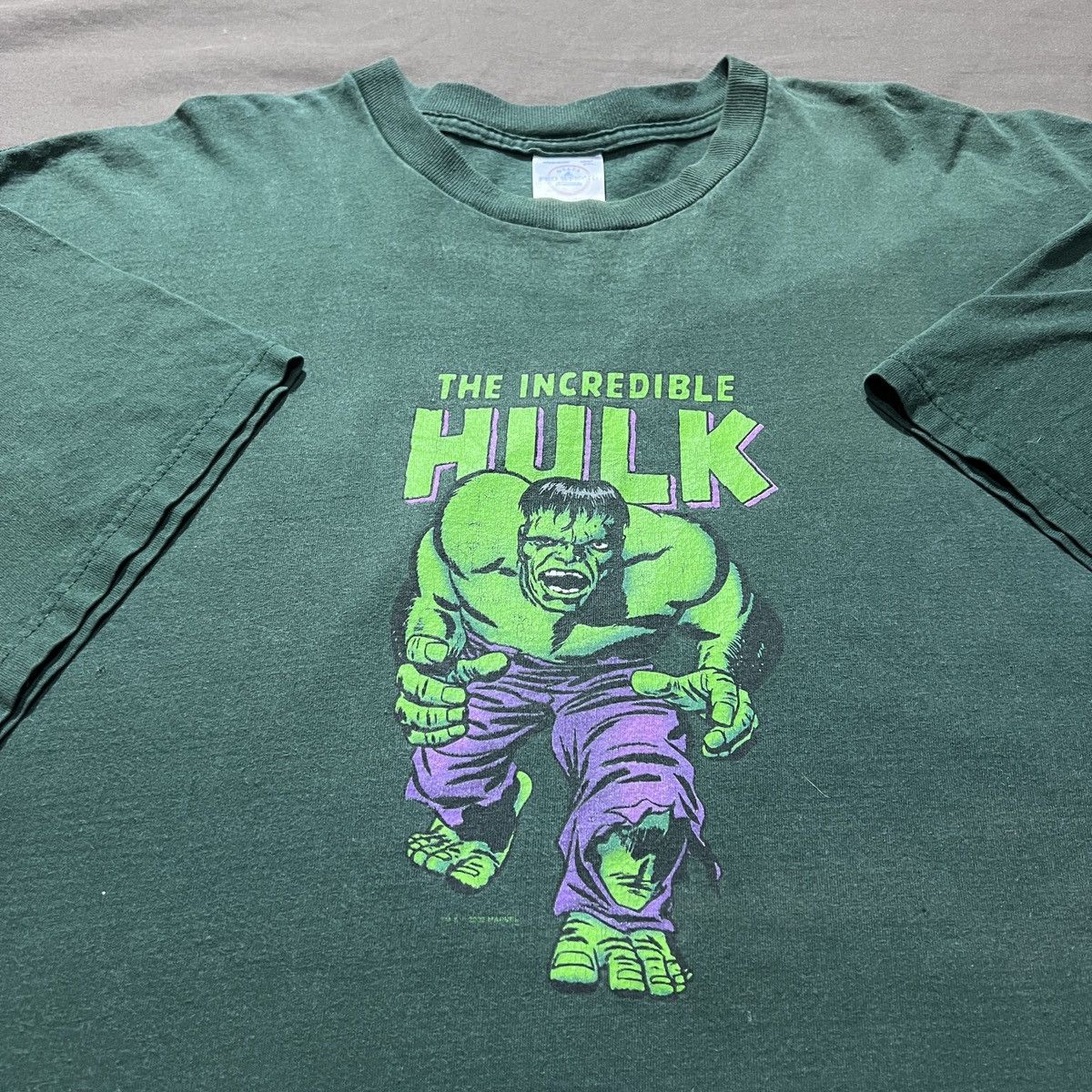 Marvel Comics Vintage 2000s Hulk Tee 2XL Faded Size US XXL / EU 58 / 5 - 1 Thumbnail